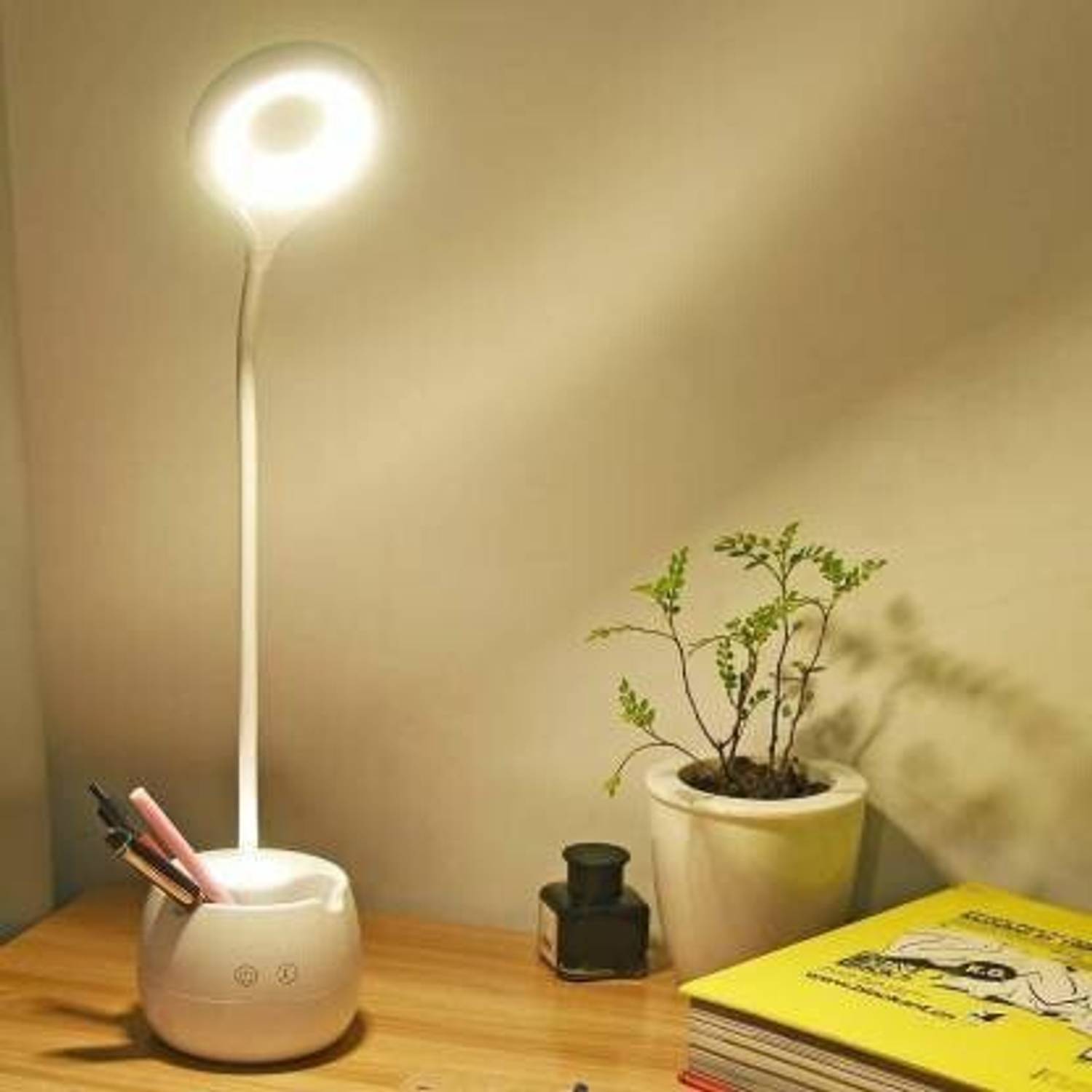 FIRSTLIKE Study Desk Light with 360 Degree Flexible, Modern Touch