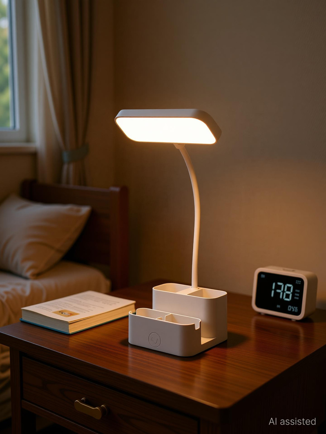 Image of DIGITRENDS Desk Lamp Touch Sensor On /Off Study Lamp USB Rechargeable Study Lamp