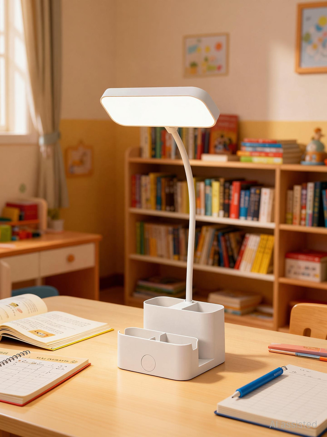 Image of DIGITRENDS Desk Lamp Touch Sensor On /Off Study Lamp USB Rechargeable Study Lamp
