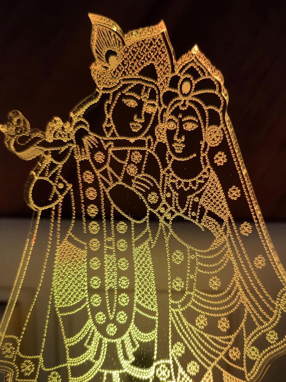 Image of Omniverse RADHE KRISHNA FANCY NIGHT LAMP 630 Night Lamp