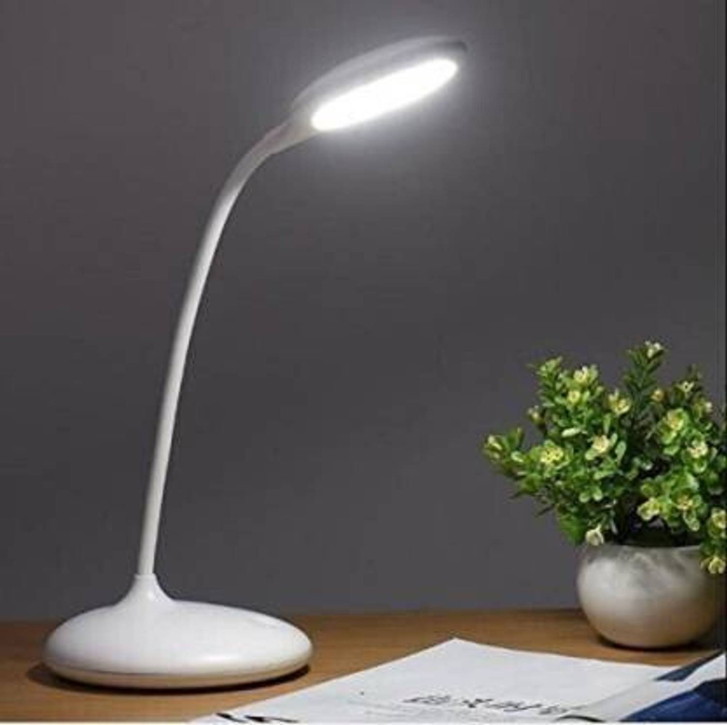 AKR Rechargeable LED Touch On/Off Switch Desk Lamp Children Eye P