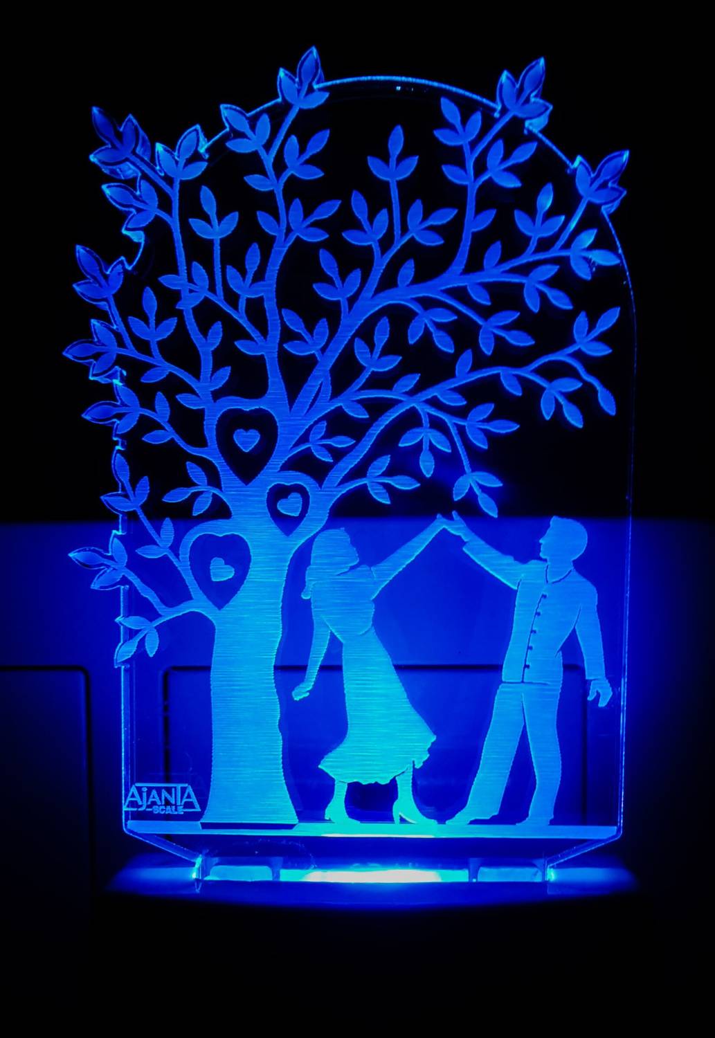 AJANTA Love Bird with Tree I Love You Code 2088 3d Night Lamp