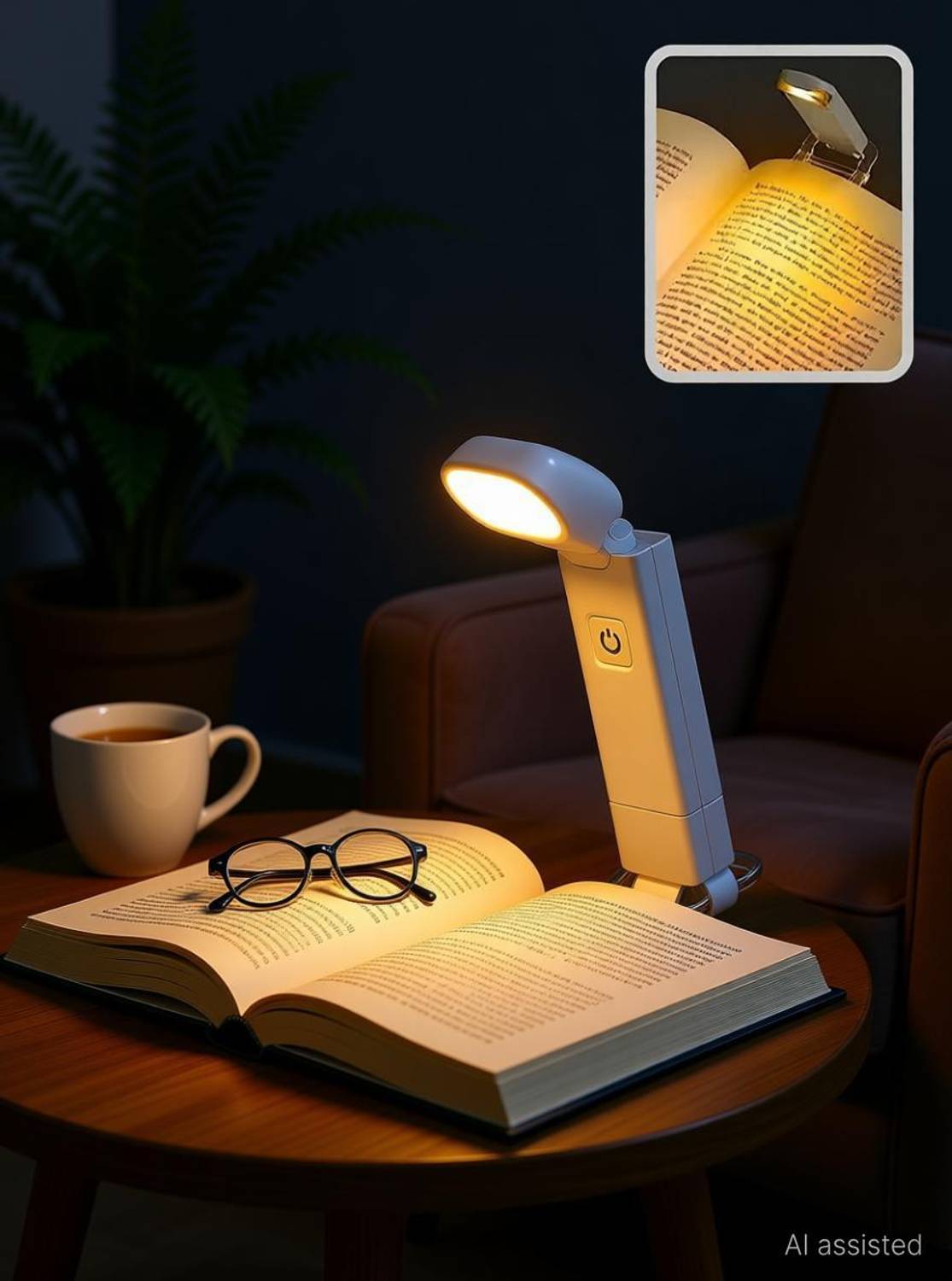 Niralasa Book Reading Light with Clip 3 Color Tone & Adjustable