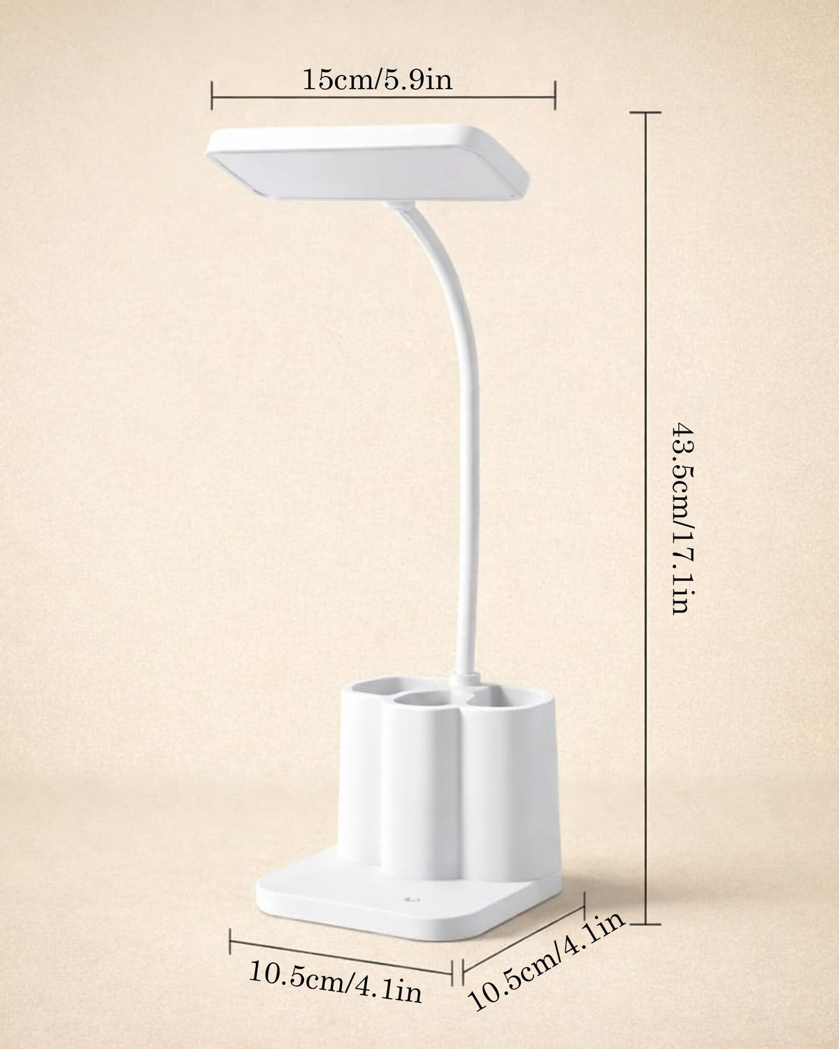 Image of Glowhere LED Lamp Adjustable 3 Modes Touch USB Study & Desk Light Study Lamp