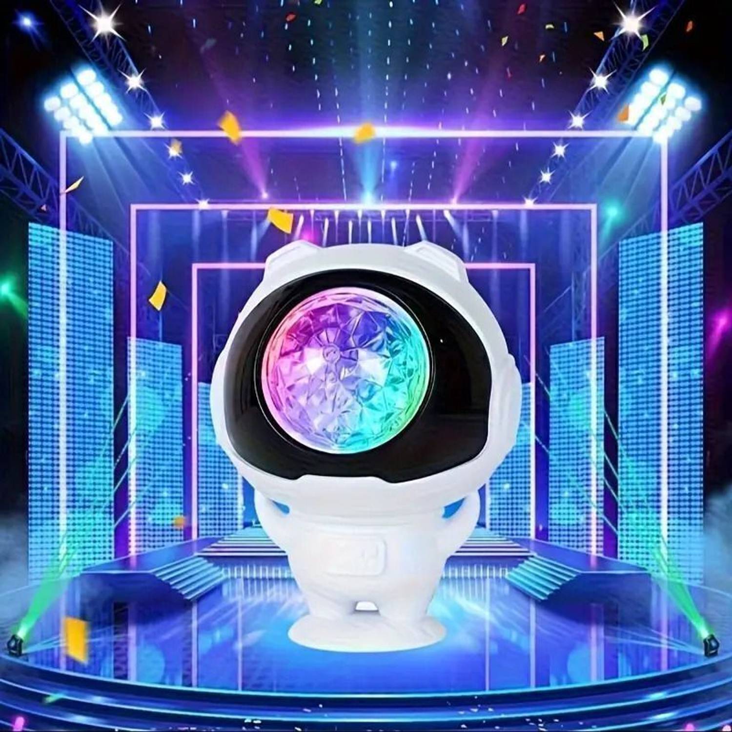 Sahaj Enterprise MINI ROATATING LIGHT Galaxy Light Astronaut Spac