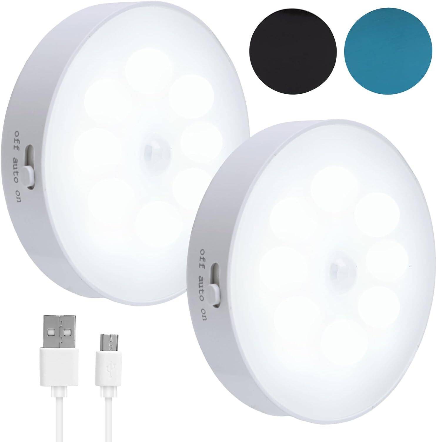 LAXIT Motion Sensor Light for Home with USB Charging Wireless Sel
