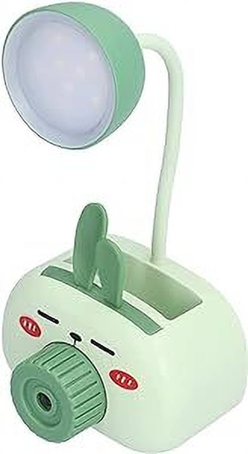 AKR Multifunctional Camera Style Table lamp Piggy Desk Lamp with Pencil Sharpener Night Lamp