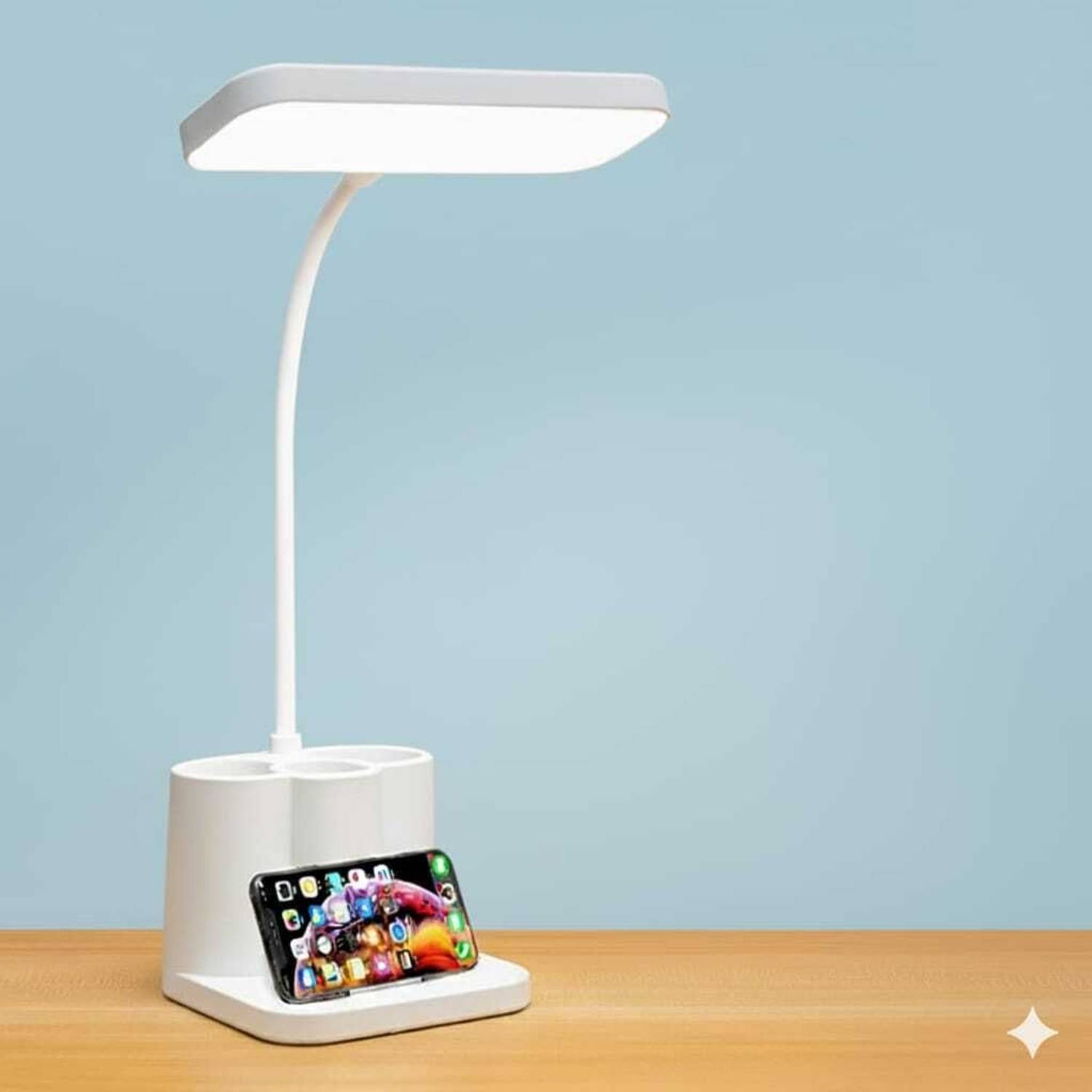 Aloka Led Study Table Desk Lamp For Students With Pen & Phone Hol