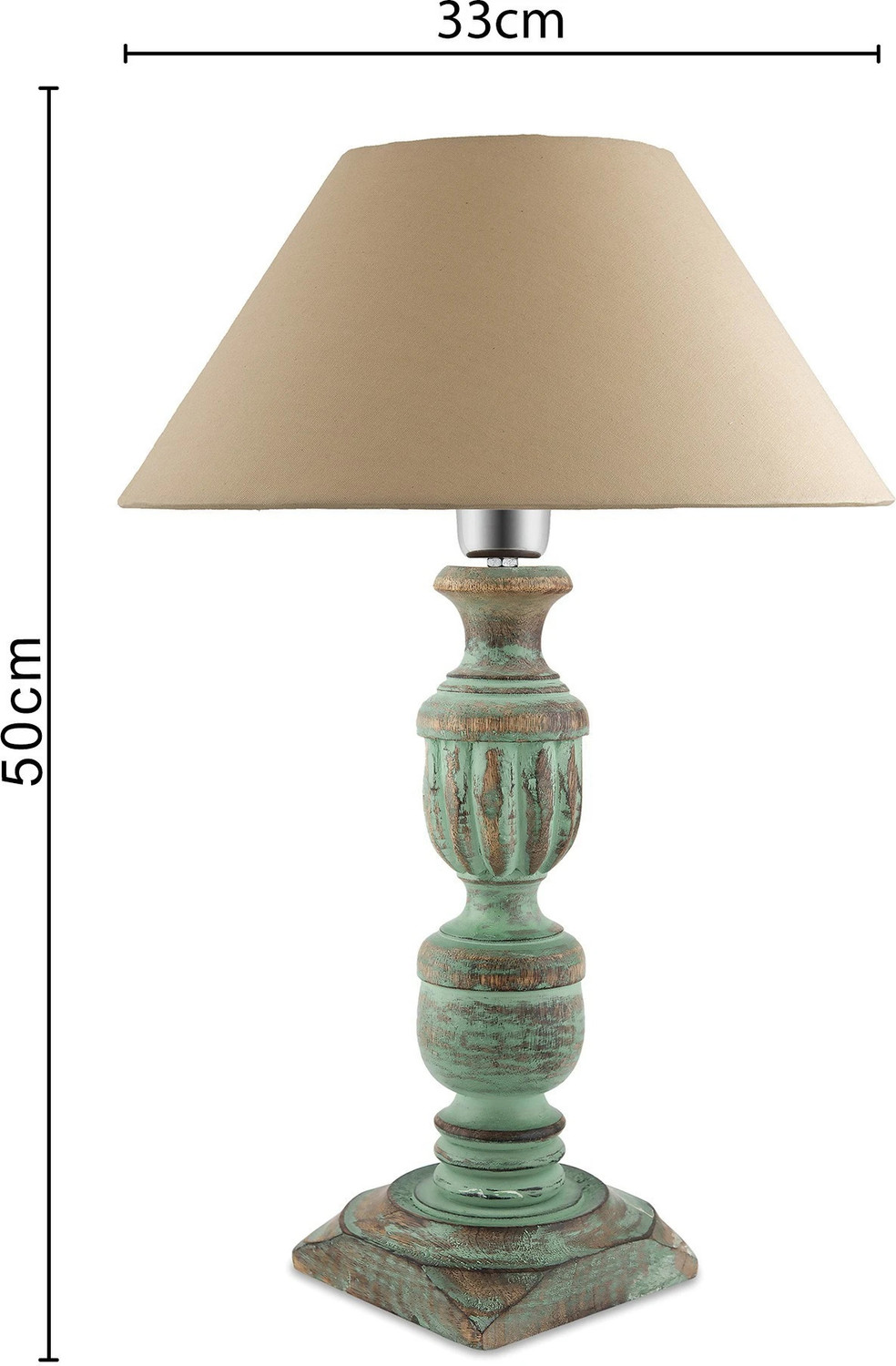 Image of Homesake French Trophy Carved Table lamp with Golden Shade Table Lamp