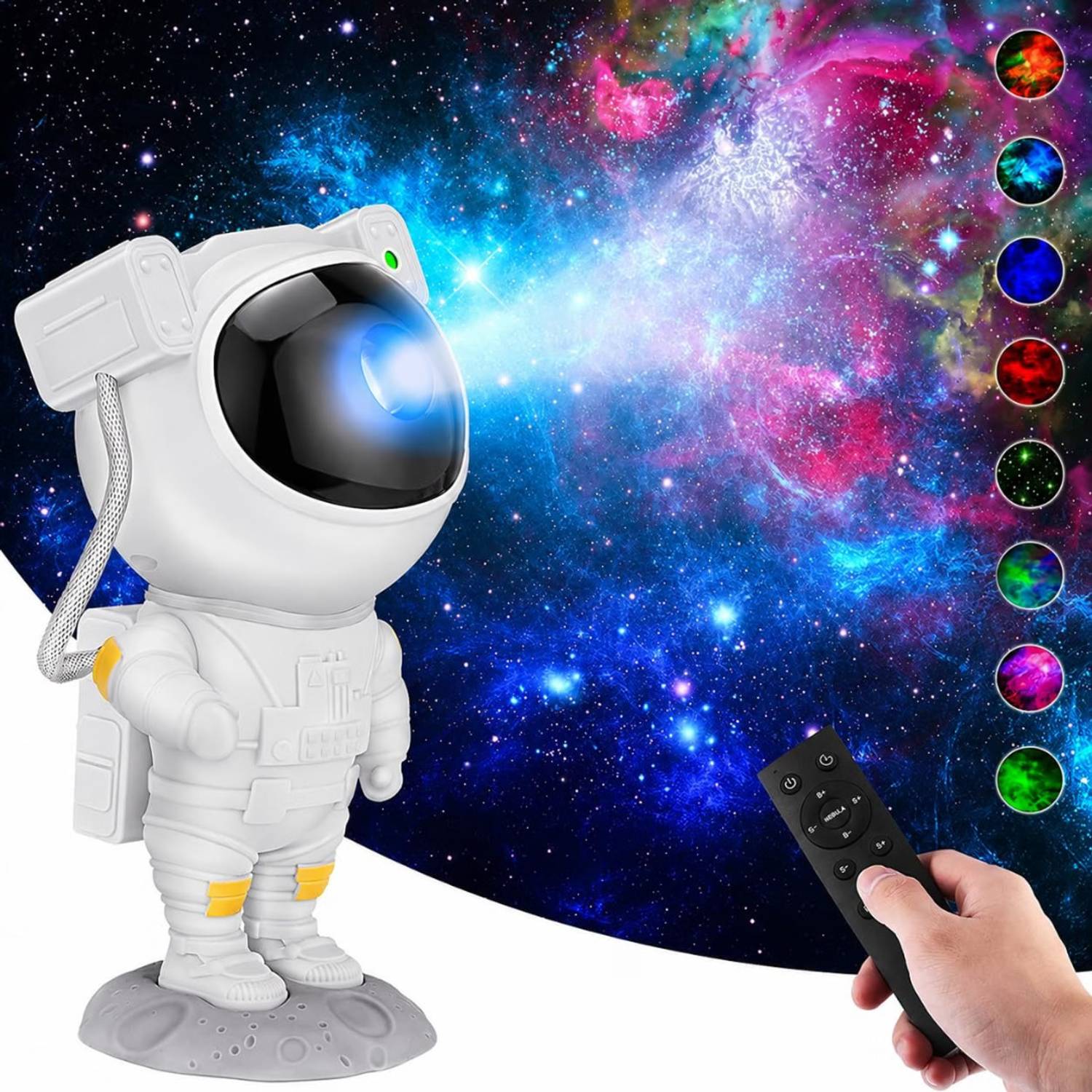 Astronaut Galaxy Projector Night Lamp - Image 1