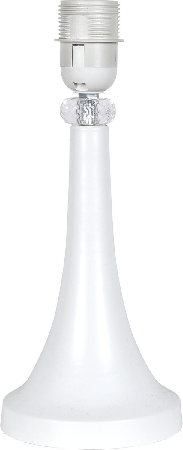 Image of Glowhere Farmhouse Matte Table Lamp, Pleated Beige Shade, E27 Bedside & Living Room Table Lamp