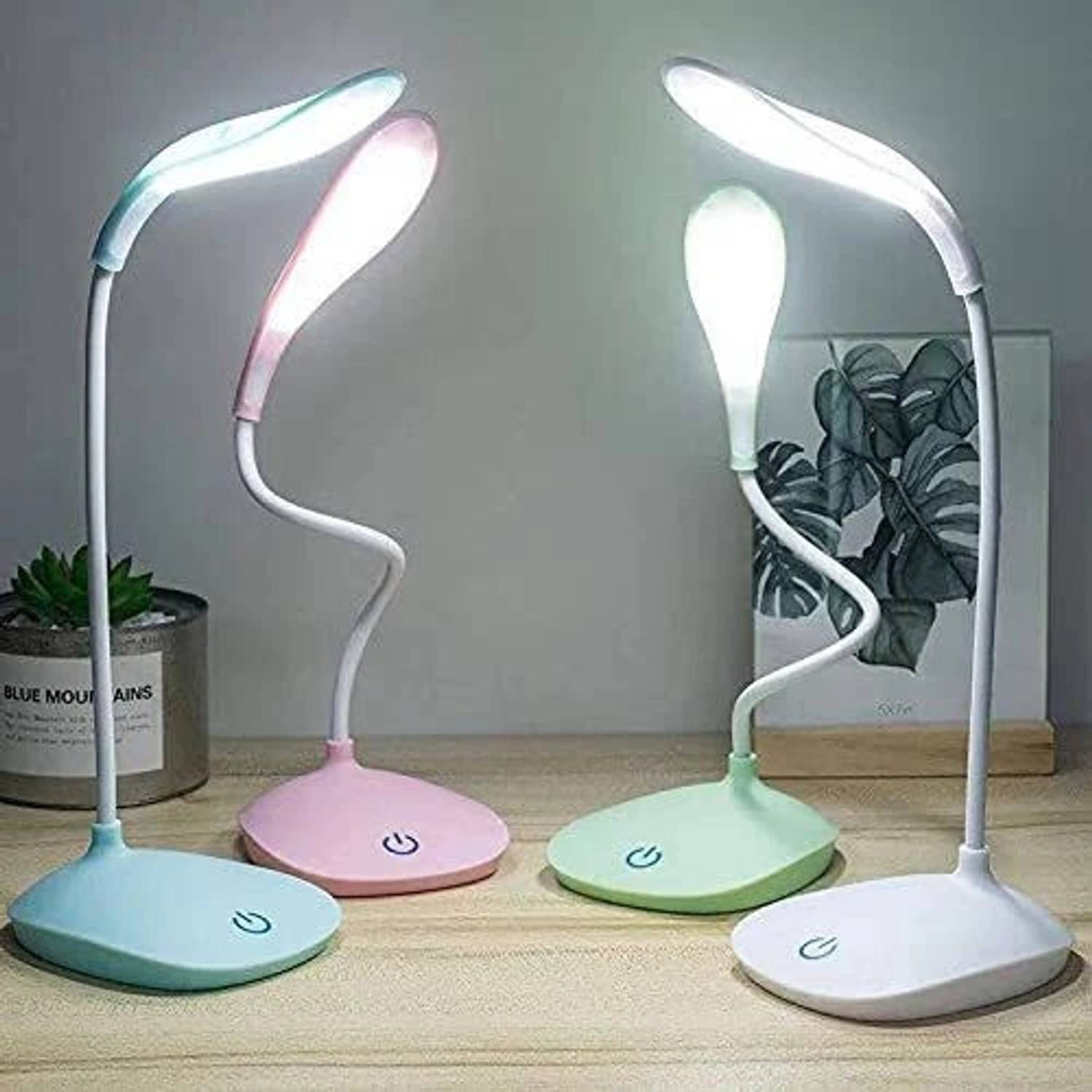 JSML J S Mart Rechargeable Touch On Off Switch dimmer led Desk Li