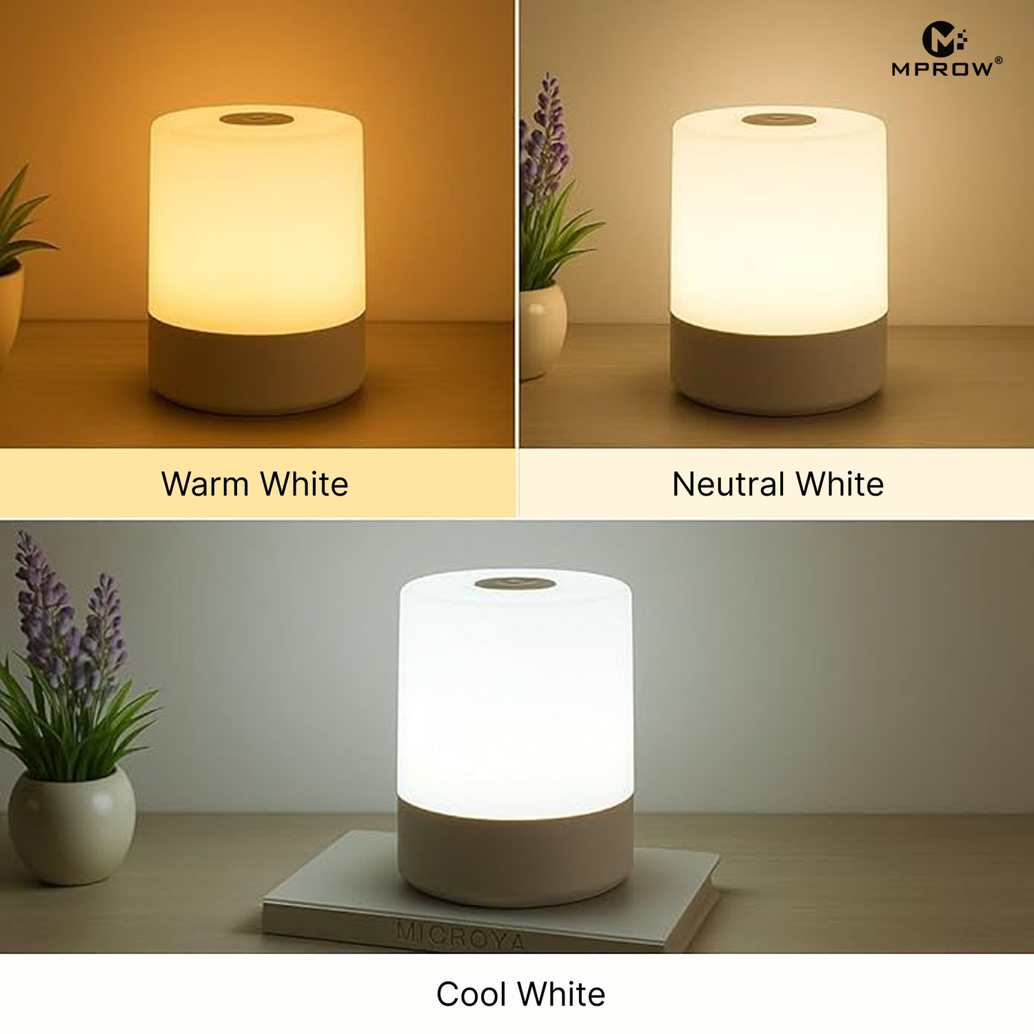 Image of WAAN Bedside Lamp 3 Smart LED Table Lamp Study Lamp