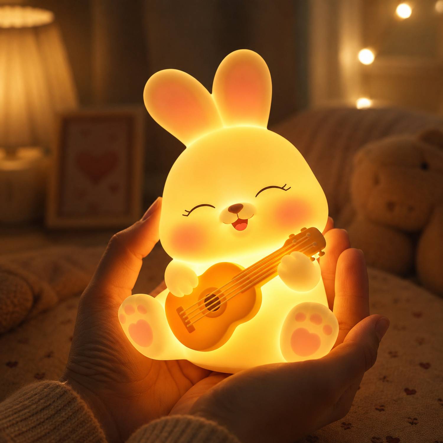 CUTE Bunny & Panda LED Night Lamp Combo - Image 3
