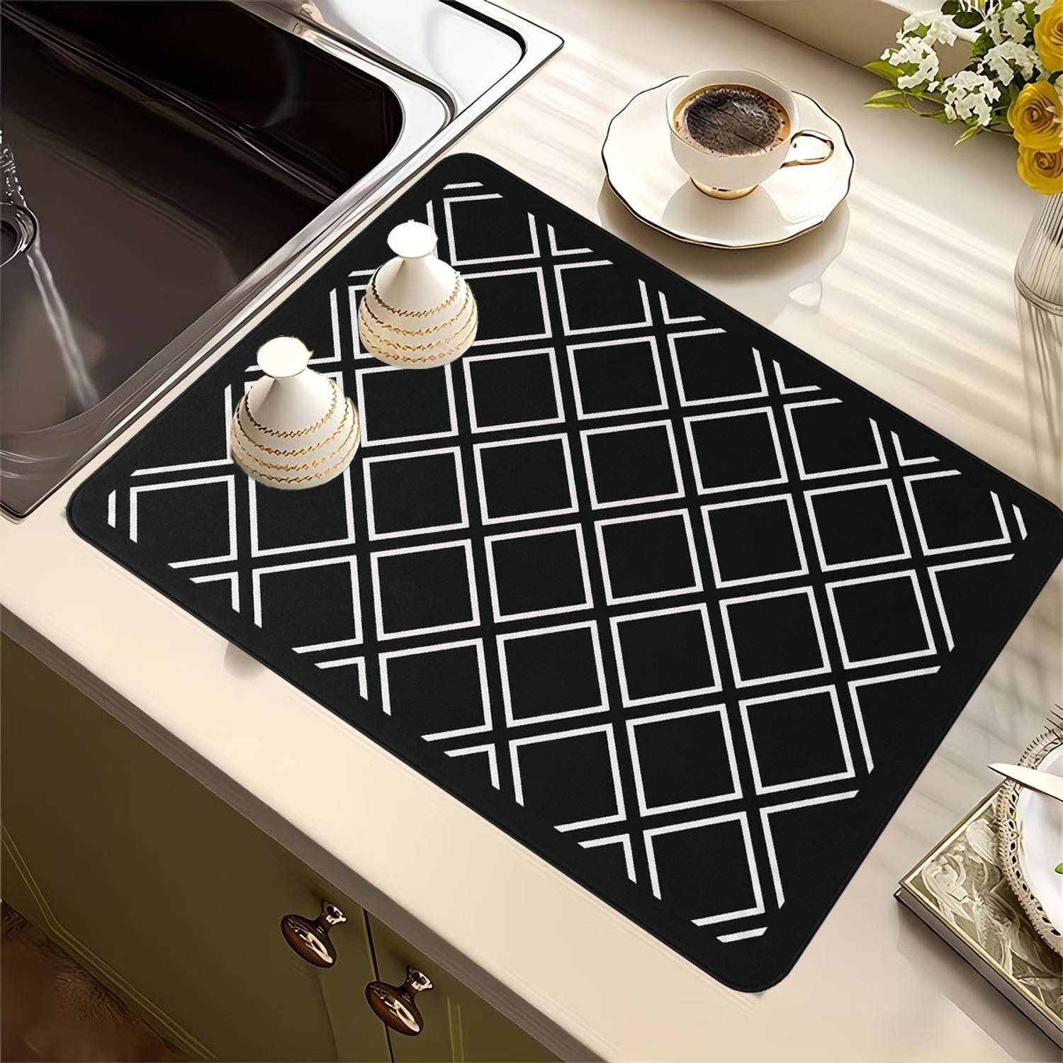 ANSHMJIMN Square Pack of 1 Table Placemat