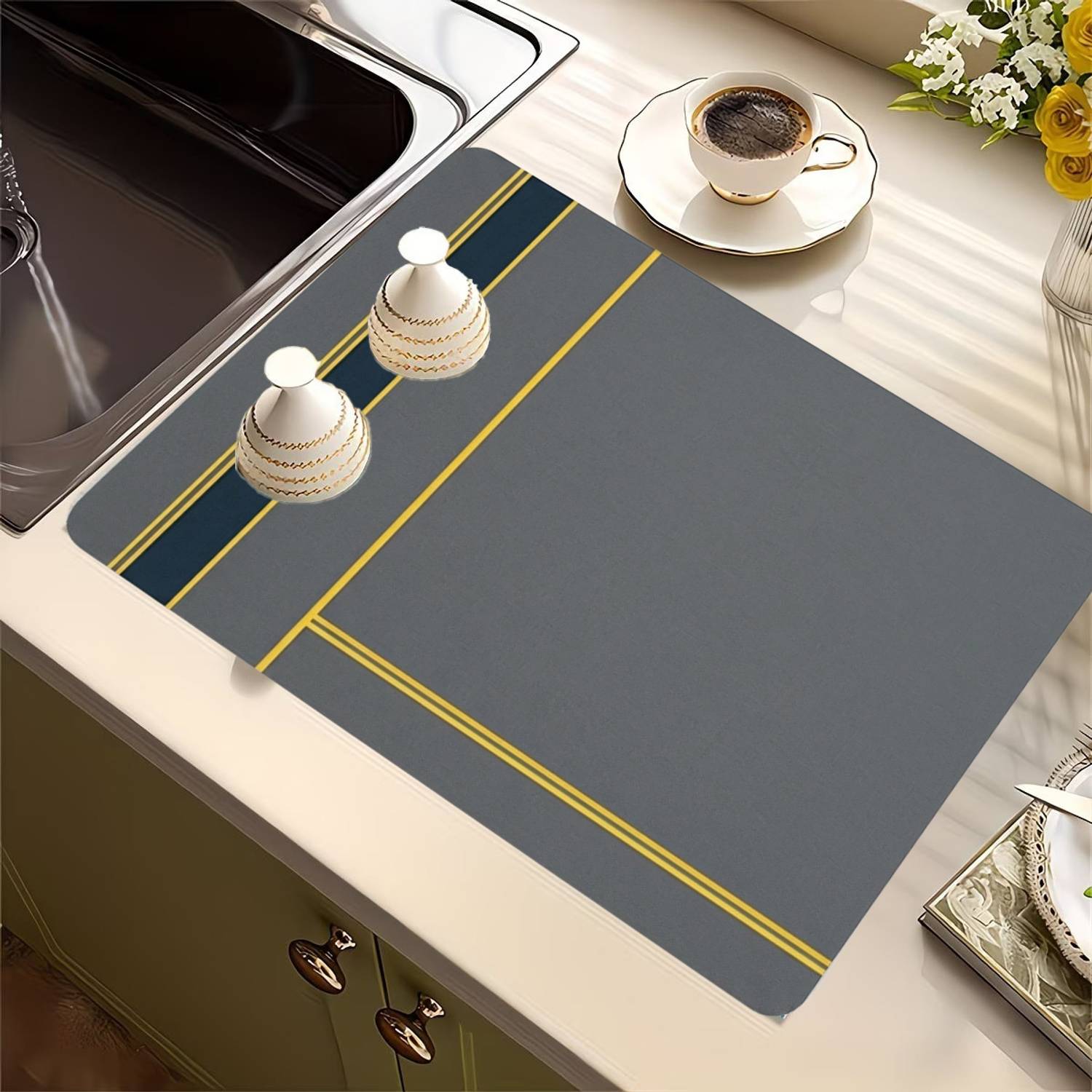 ANSHMJIMN Square Pack of 1 Table Placemat