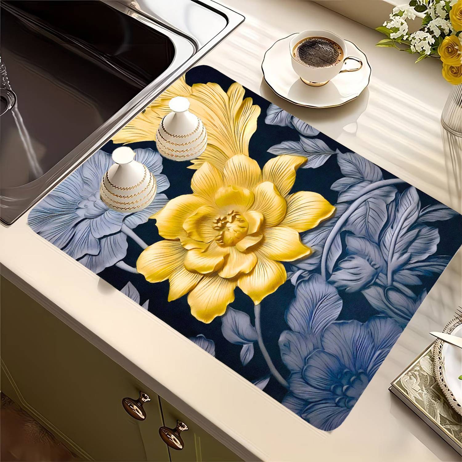 ANSHMJIMN Square Pack of 1 Table Placemat