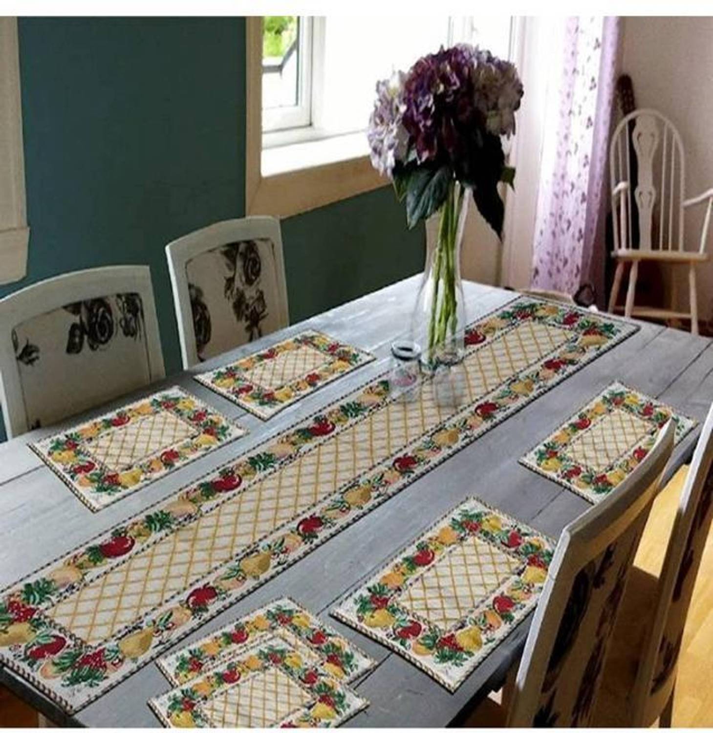 BOHOHAVEN Rectangular Pack of 7 Table Placemat