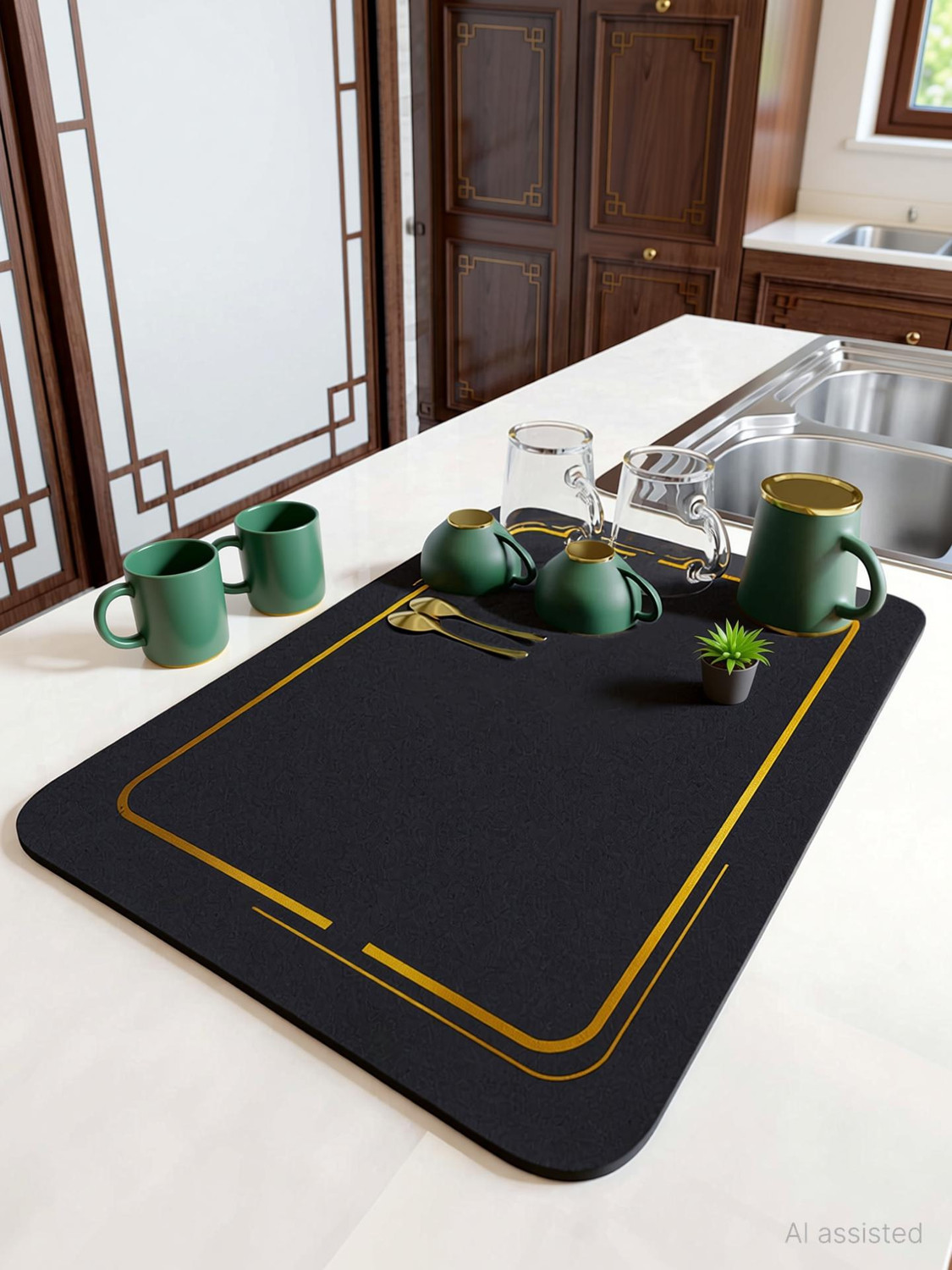 Image of VDNSI Rectangular Pack of 1 Table Placemat