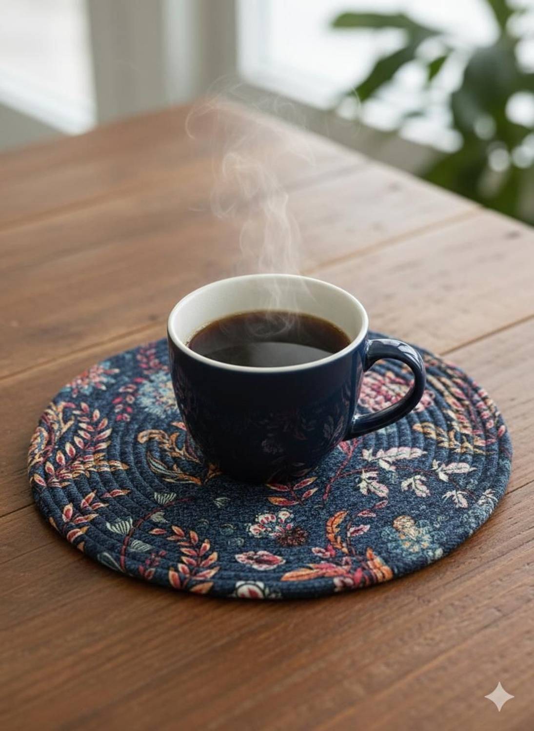 Artistic Den Round Pack of 1 Table Placemat