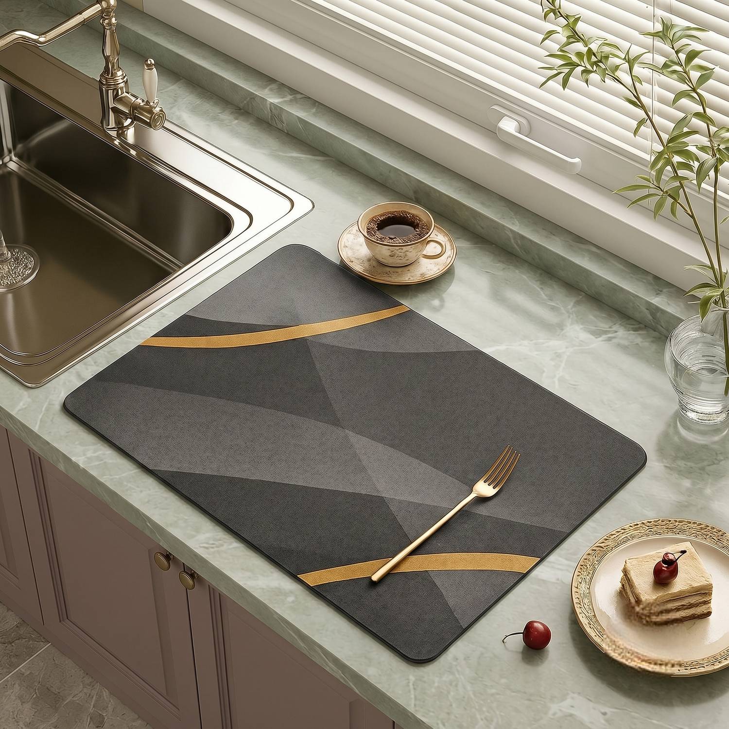 AKAIAH Rectangular Pack of 1 Table Placemat
