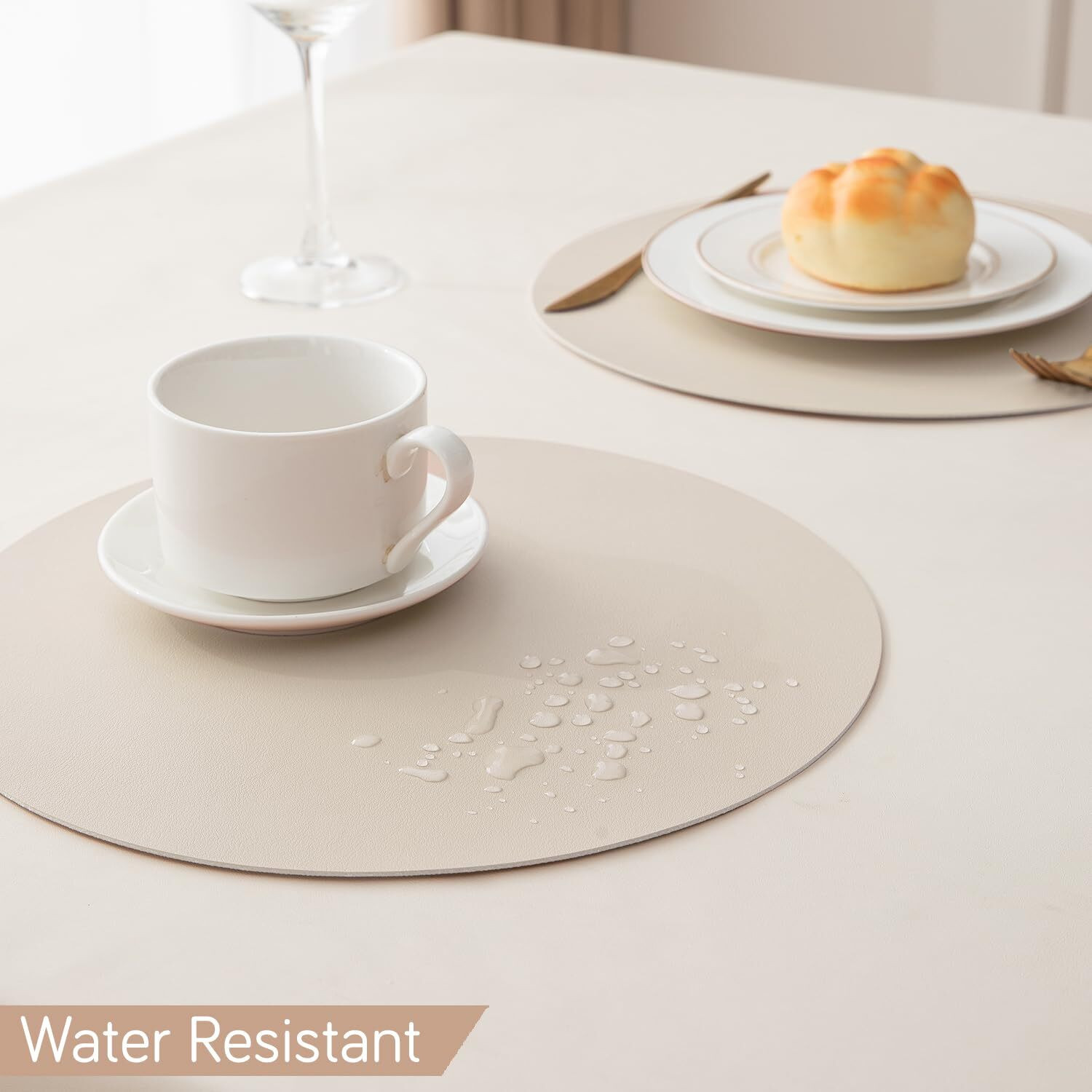 Image of HOKiPO Round Pack of 6 Table Placemat
