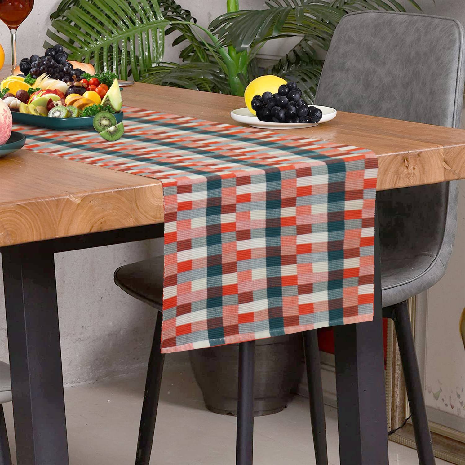 Home Colors Orange 140 cm Reversible Table Runner — Accessories