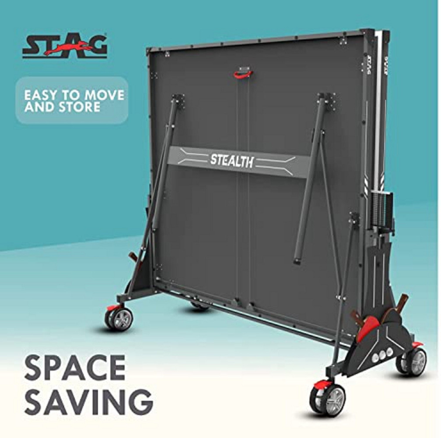 Image of Stag iconic STEALTH Rollaway Indoor Table Tennis Table