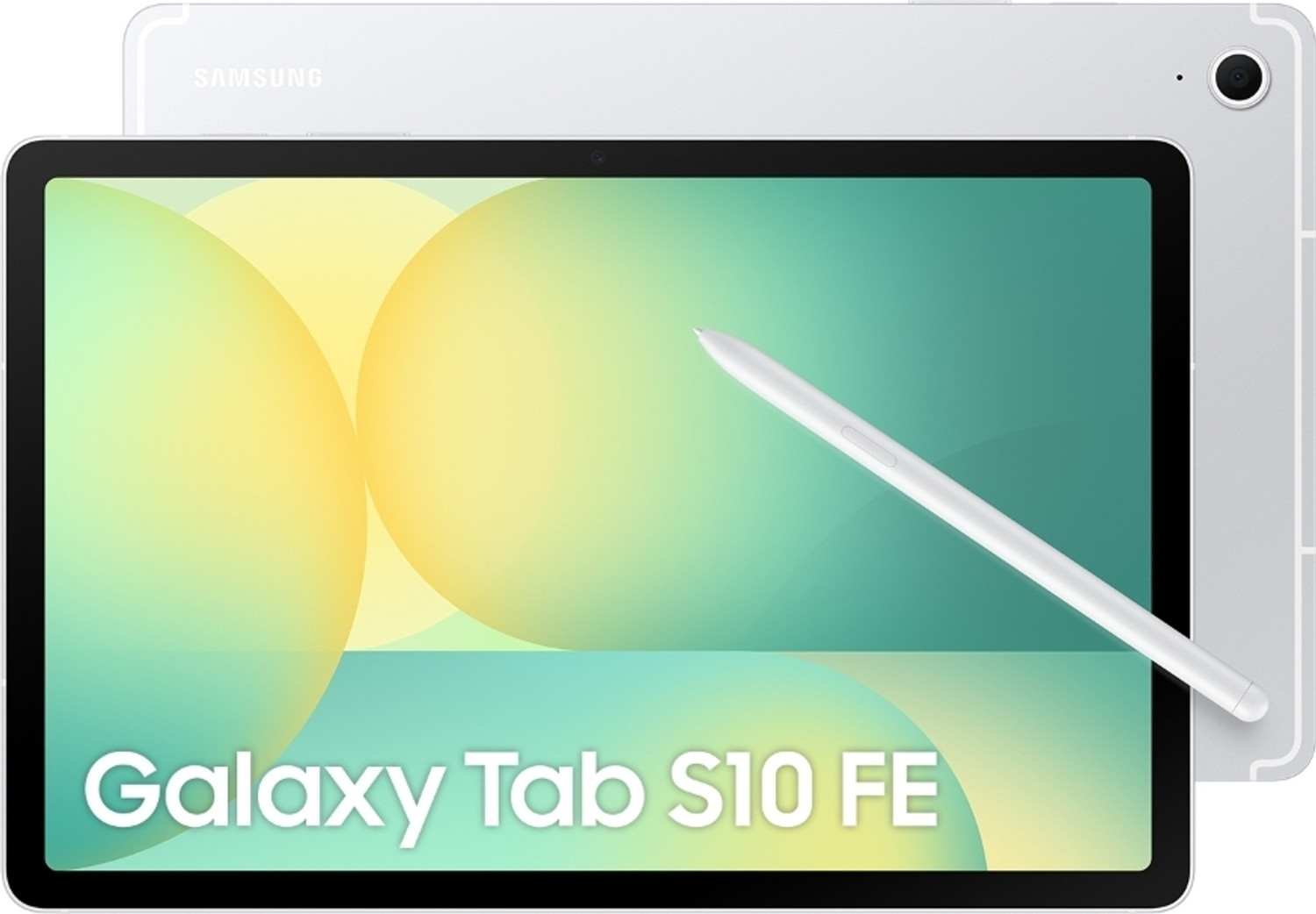 Image of Samsung Galaxy Tab S10 FE With S Pen 12 GB RAM 256 GB ROM 10.9 inch with Wi-Fi+5G Gaming Exynos 1580 Tablet (Silver)