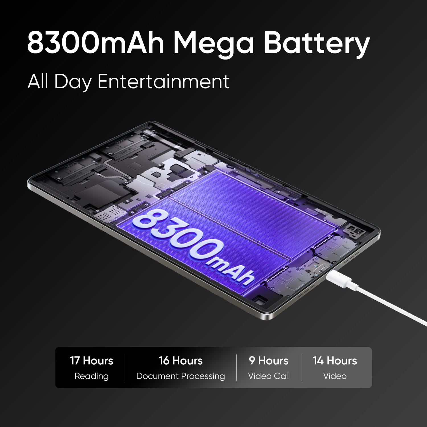 Image of realme Pad 2 Lite 8 GB RAM 128 GB ROM 10.95 inch with 4G Mediatek Helio G99 Chipset Tablet (Space Grey)