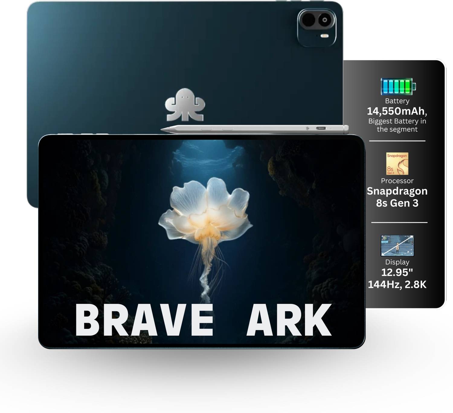 Brave Ark 12.95 inch 12GB RAM 256GB ROM Tablet (Galactic 3 Tablets - Image 1
