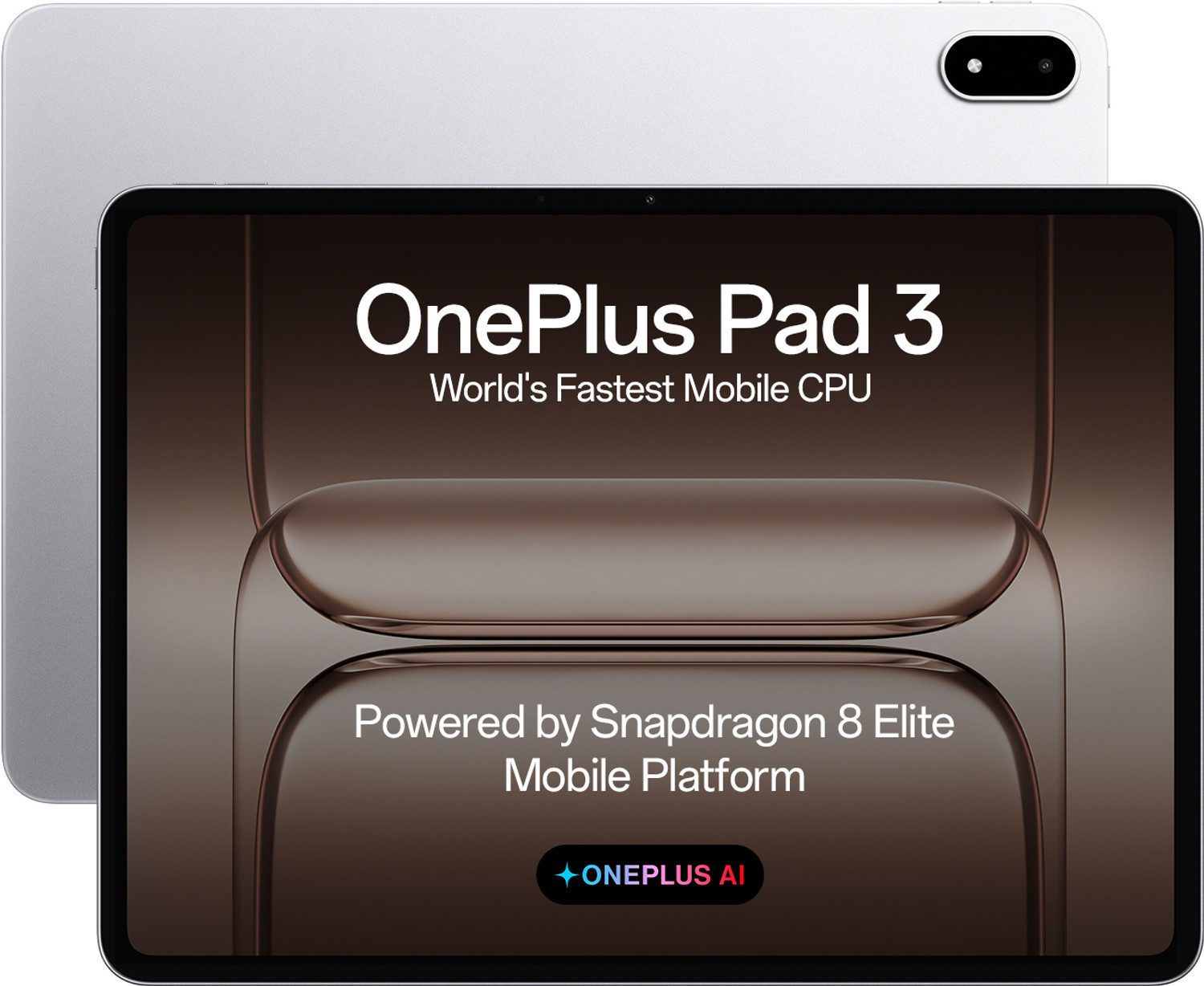 Image of OnePlus Pad 3 16 GB RAM 512 GB ROM 13.2 inch with Wi-Fi Only Qualcomm Snapdragon 8 Elite Mobile Platform Tablet (Frosted Silver)