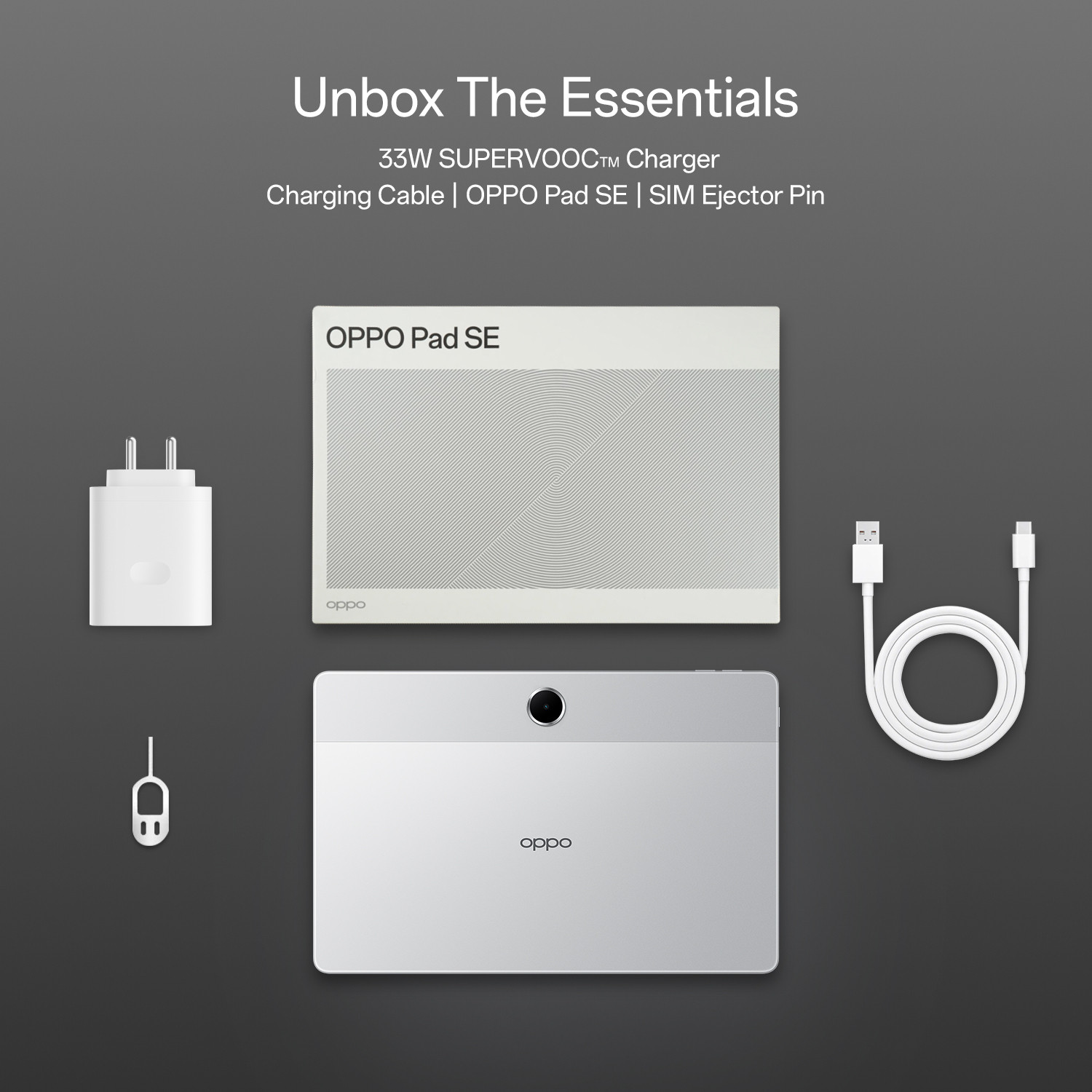 Image of OPPO Pad SE with SUPERVOOC Charger 6 GB RAM 128 GB ROM 10.95 inch with Wi-Fi+4G Gaming MediaTek Helio G100 Tablet (Twilight Blue)