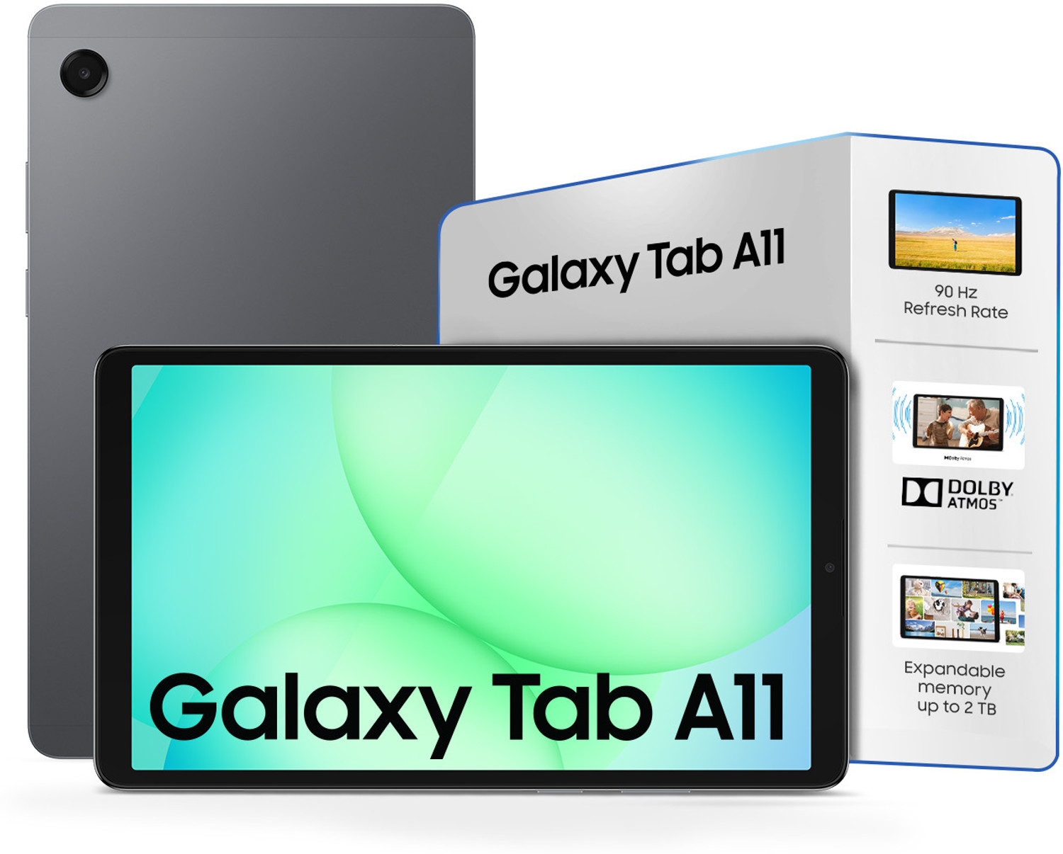 Image of Samsung Galaxy Tab A11 4 GB RAM 64 GB ROM 8.7 inch with Wi-Fi+4G Gaming MediaTek Helio G99 Tablet (Gray)