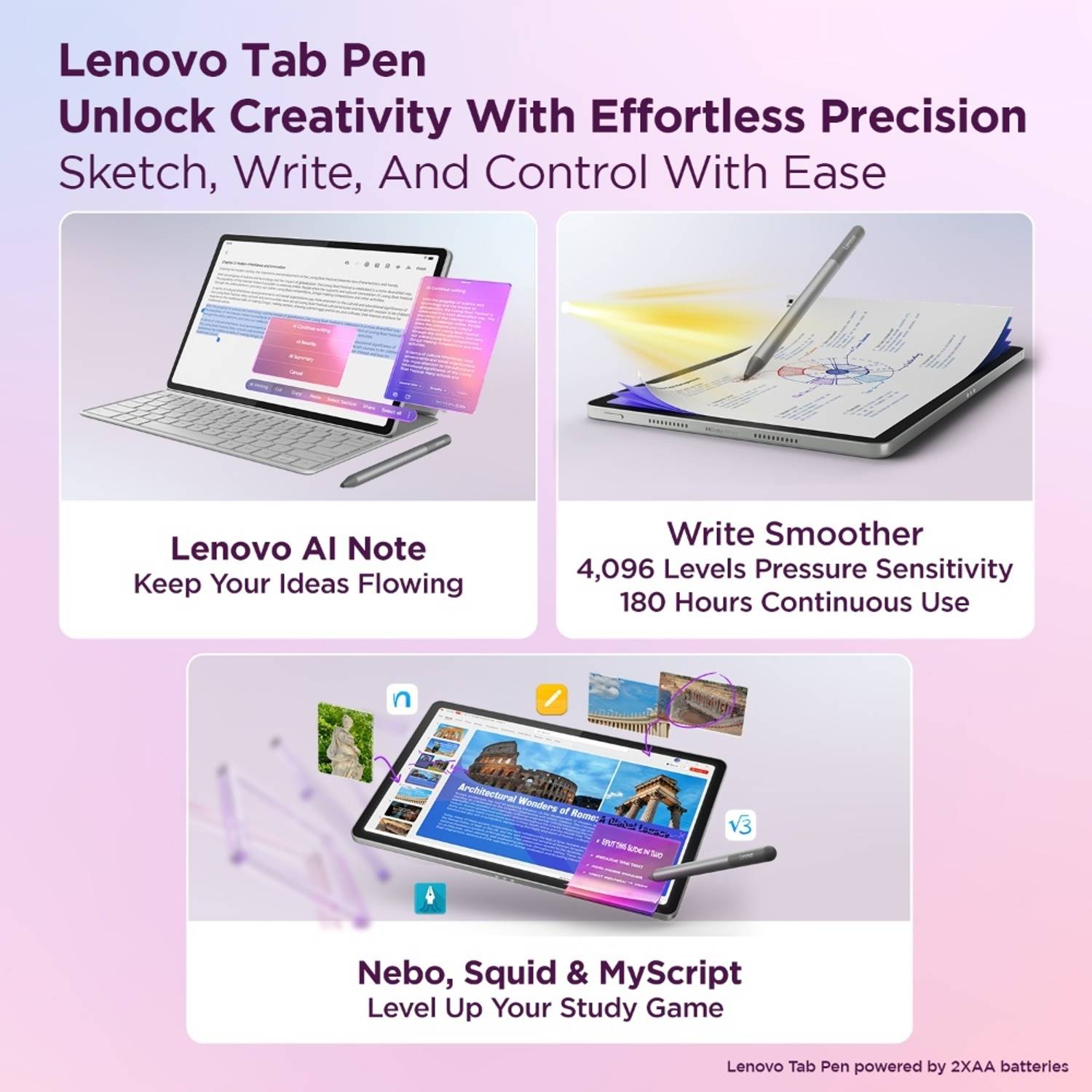 Lenovo Idea Tab Plus 12.1 inch 6GB RAM 128GB ROM Wi-Fi Tablet - Image 5