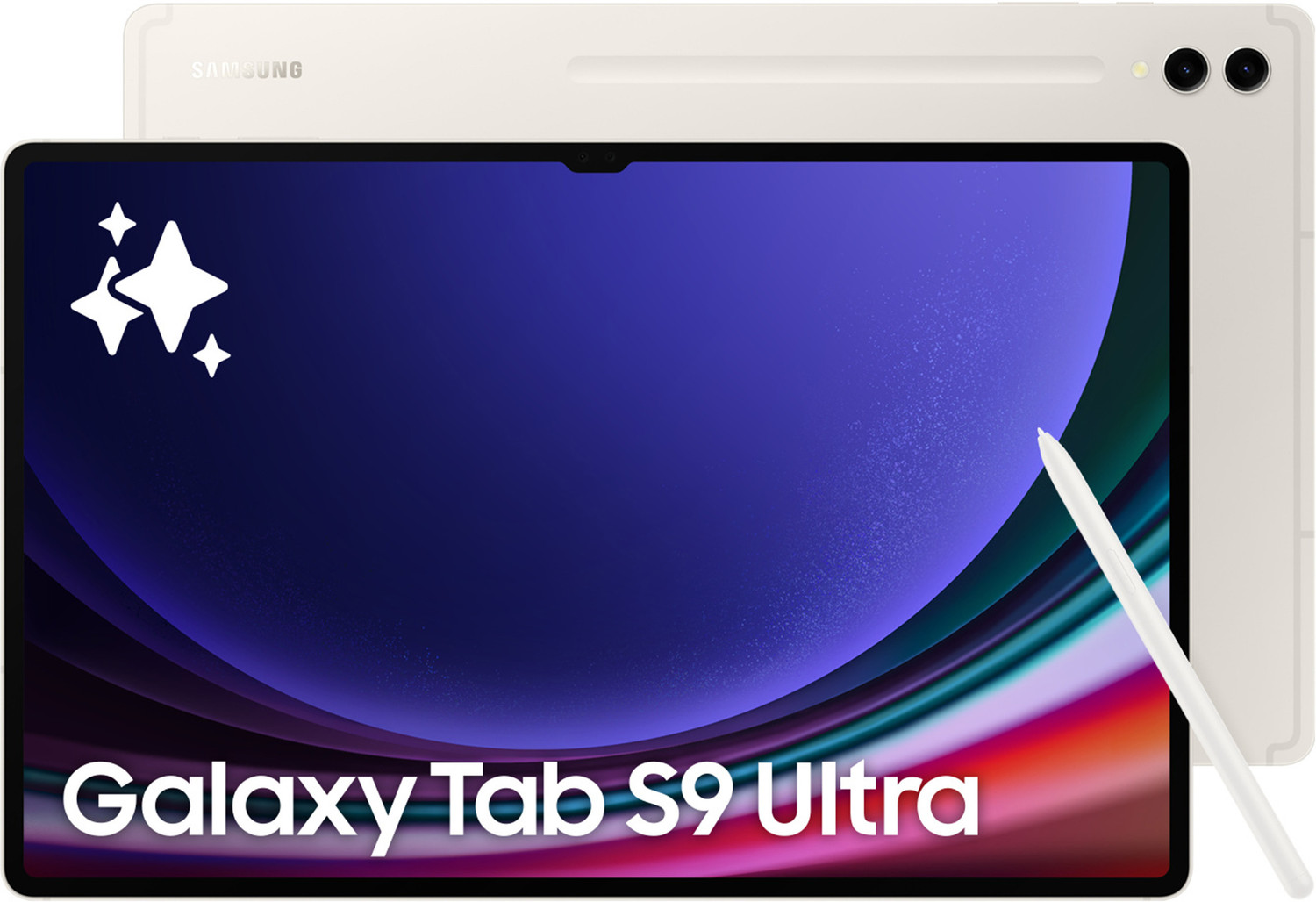 Image of Samsung Galaxy Tab S9 Ultra 12 GB RAM 512 GB ROM 14.6 Inch with Wi-Fi Only Qualcomm Snapdragon 8 Gen 2 Tablet (Beige)
