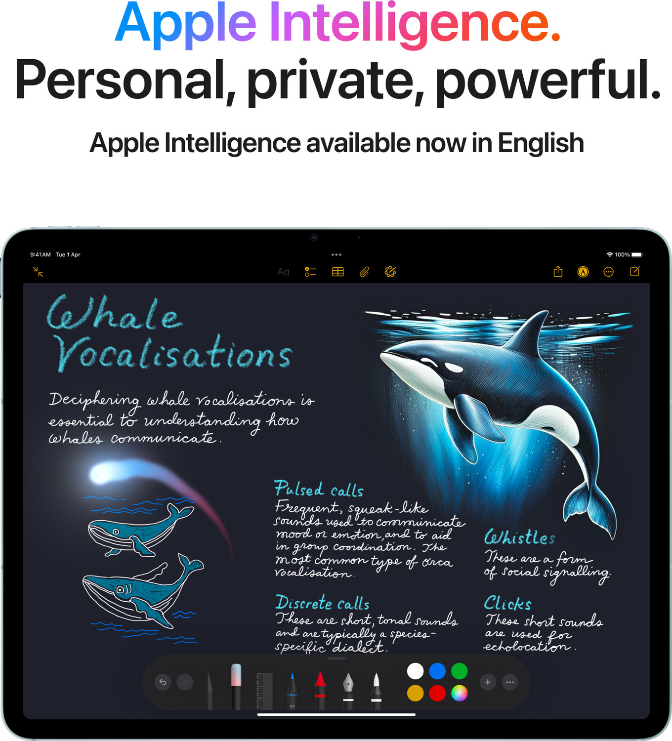 Image of Apple 2025 iPad Air (M3) 256 GB ROM 11.0 inch with Wi-Fi Only Apple M3 Chip (Starlight)