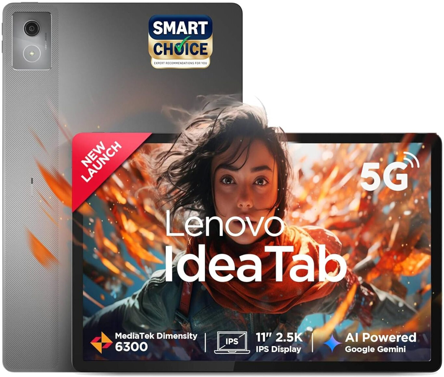 Image of Lenovo Lenovo Tab 8 / 256 WIFI+5G Luna Grey 8 GB RAM 256 GB ROM 10.1 inch with Wi-Fi+5G Tablet (Grey)