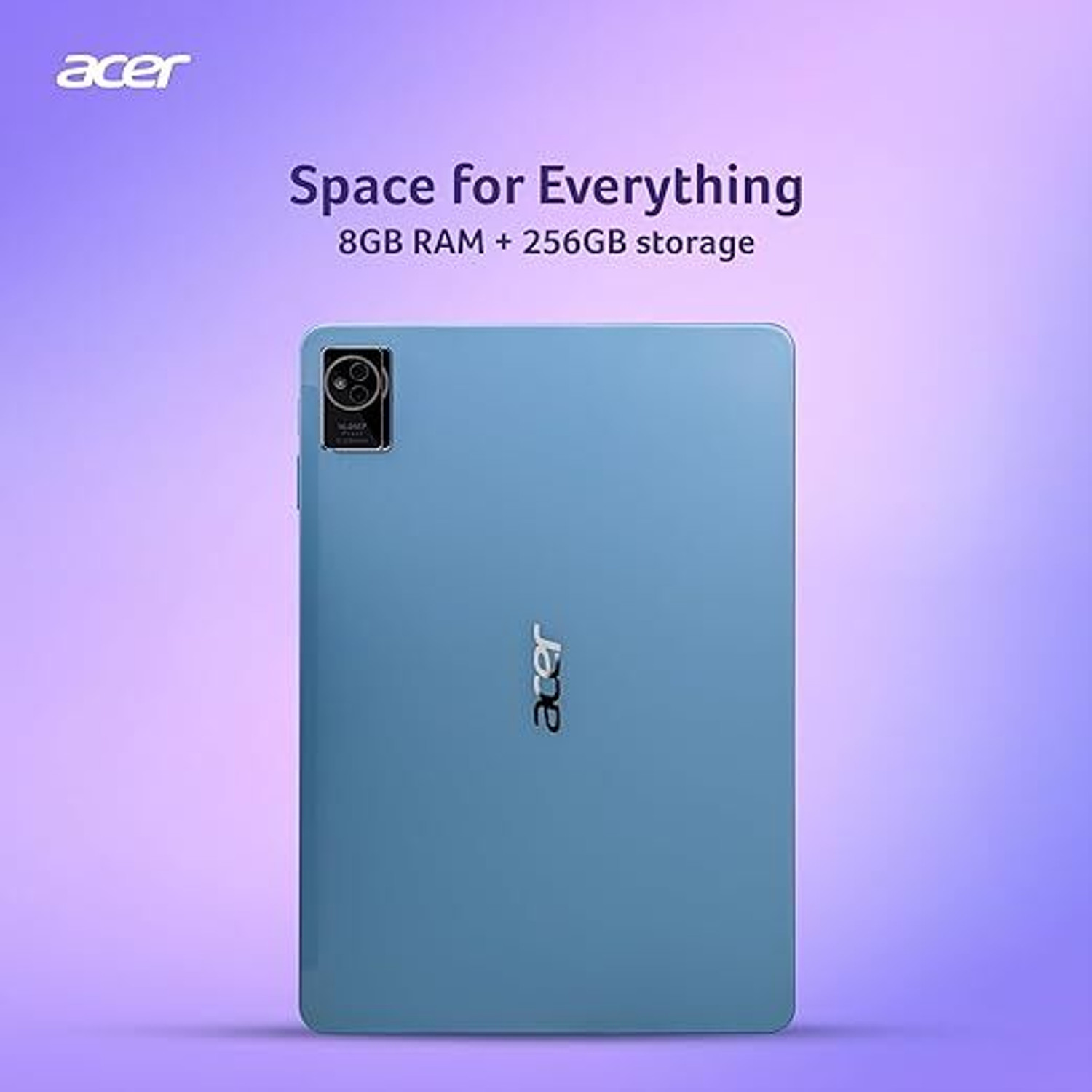 Image of Acer Iconia Tab 8 GB RAM 256 GB ROM 11.45 inch with Wi-Fi+4G MediaTek G99- 8781 Tablet (Blue)