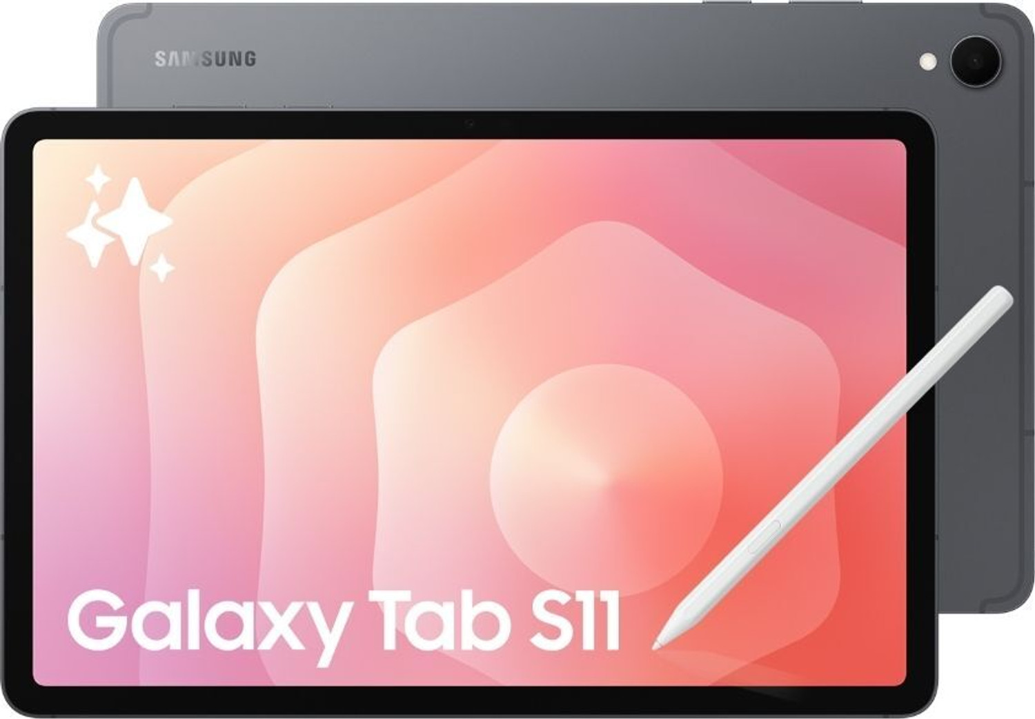Image of Samsung Galaxy Tab S11 With S Pen 12 GB RAM 256 GB ROM 11.0 inch with Wi-Fi+5G Gaming MediaTek Dimensity 9400+ Tablet (Gray)