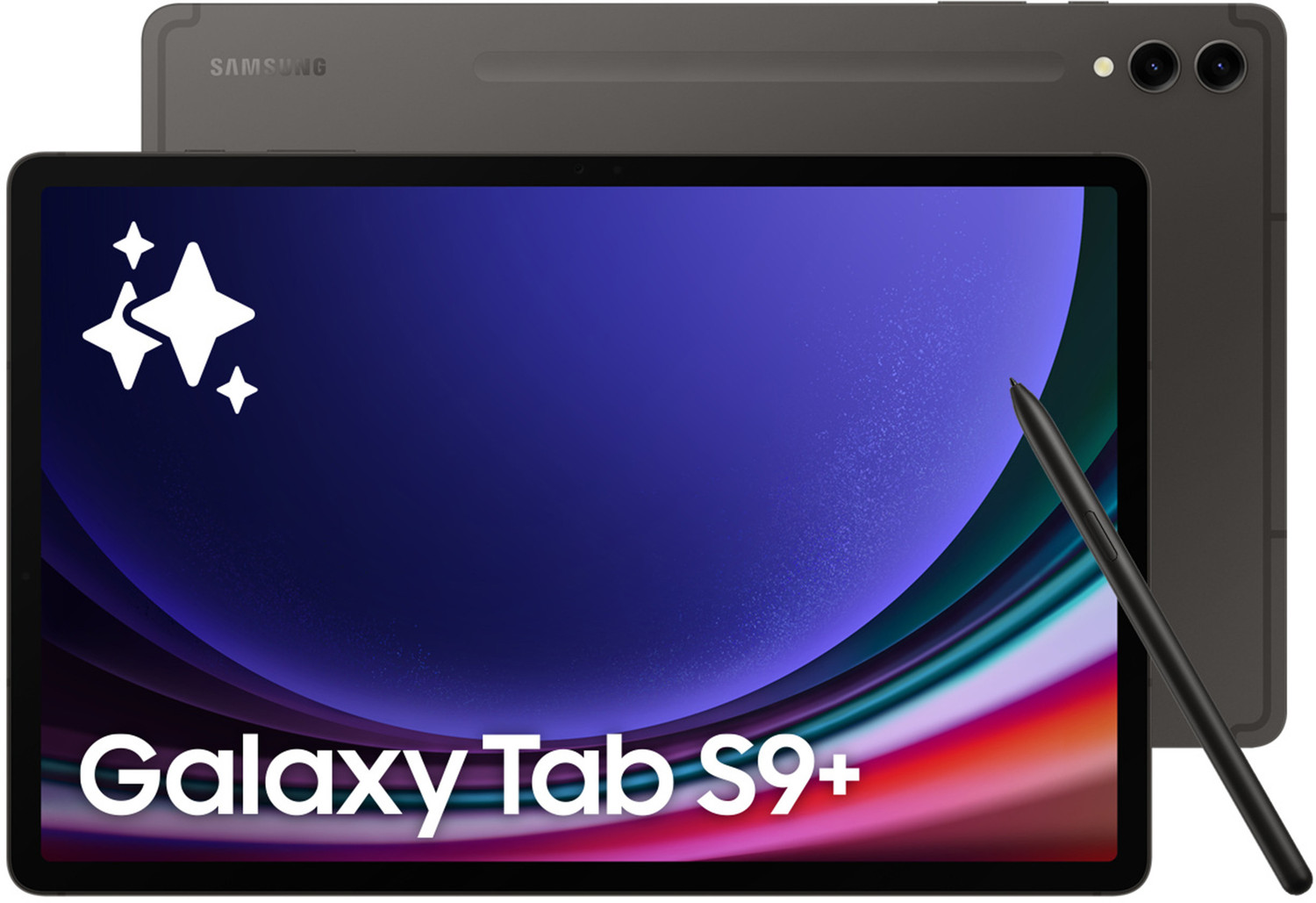 Image of Samsung Galaxy Tab S9+ 12 GB RAM 256 GB ROM 12.4 Inch with Wi-Fi Only Qualcomm Snapdragon 8 Gen 2 Tablet (Graphite)