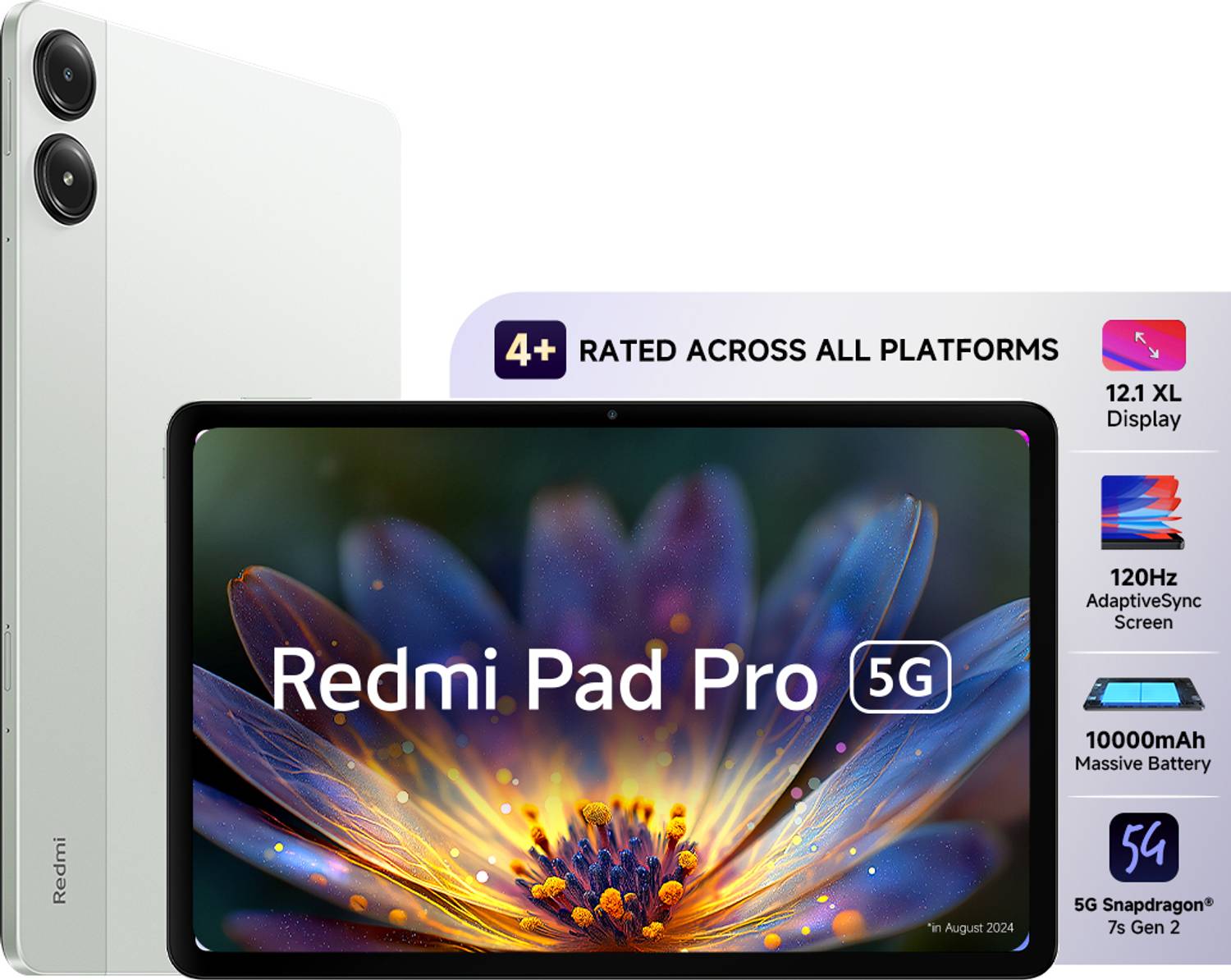 REDMI Pad Pro 5G 8GB 256GB 12.1" Silver (2 Tablets)