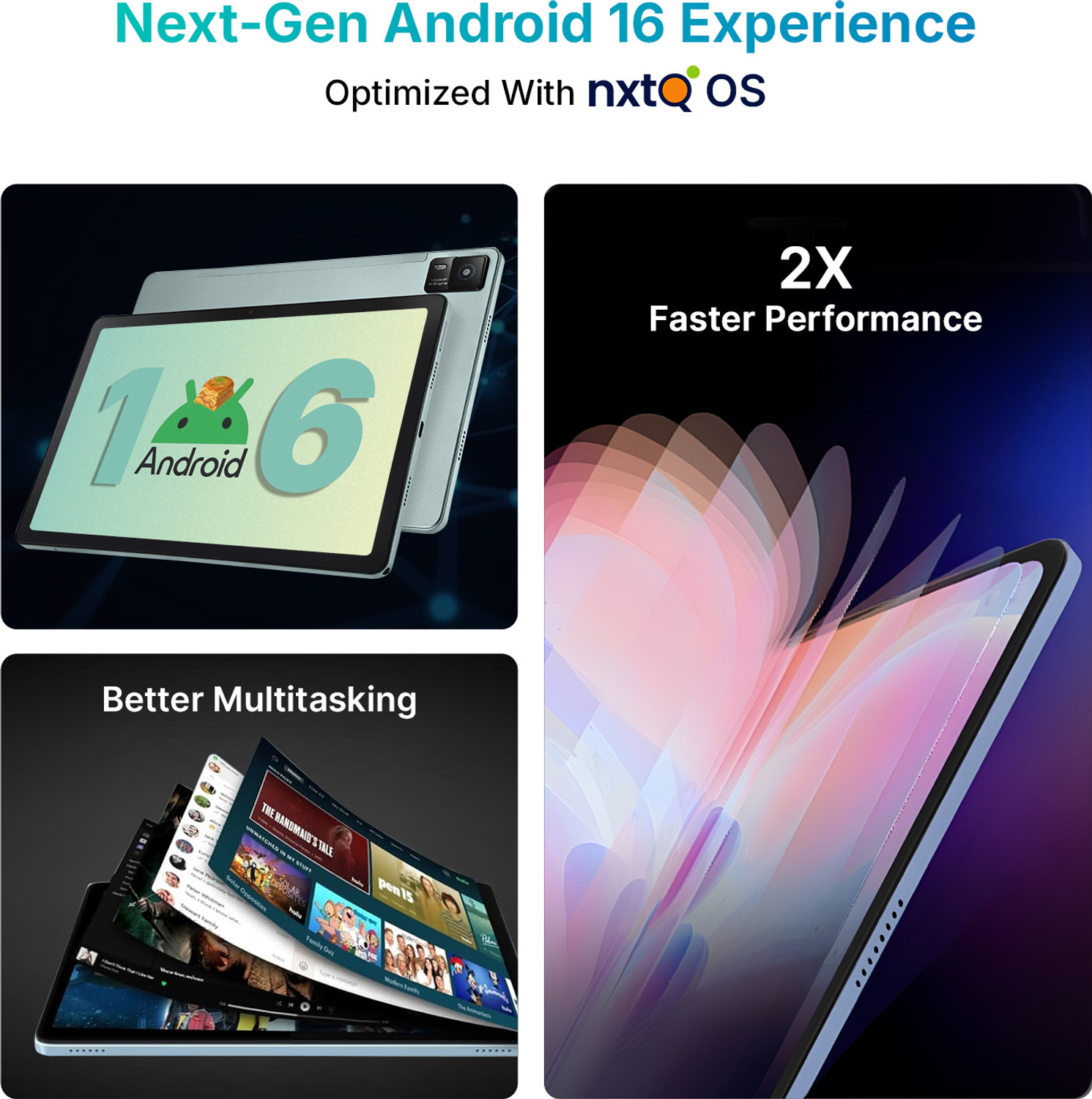 Image of Ai+ PulseTab 8 GB RAM 128 GB ROM 10.95 inch with Wi-Fi+4G Gaming MediaTek Helio G88 Octa Core Tablet (Lightest Sky)