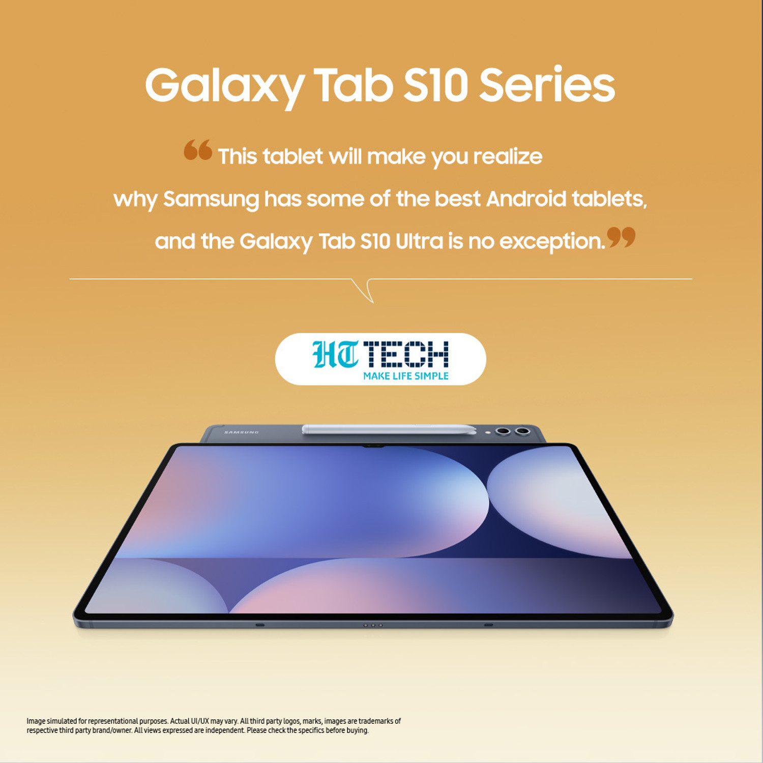 Image of Samsung Galaxy Tab S10 Ultra 12 GB RAM 512 GB ROM 14.6 inch with Wi-Fi+5G Gaming MediaTek Dimensity 9300 Tablet (Moonstone Gray)