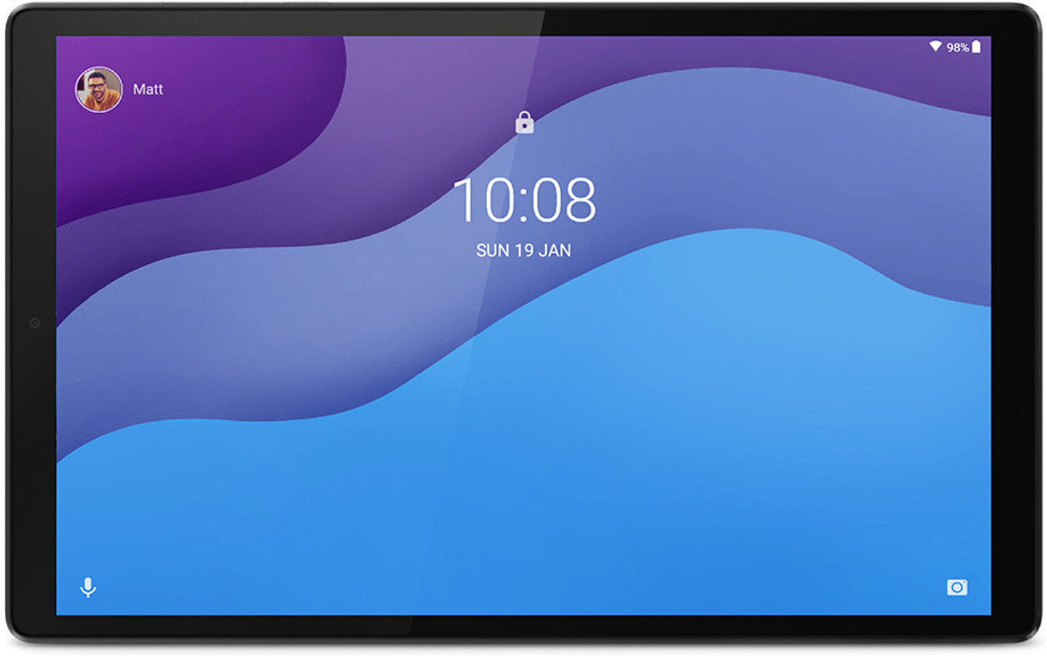 Image of Lenovo Tab M10 2nd Gen 3 GB RAM 32 GB ROM 10.1 inch with Wi-Fi Only MediaTek Helio P22T Tablet (Platinum Grey)