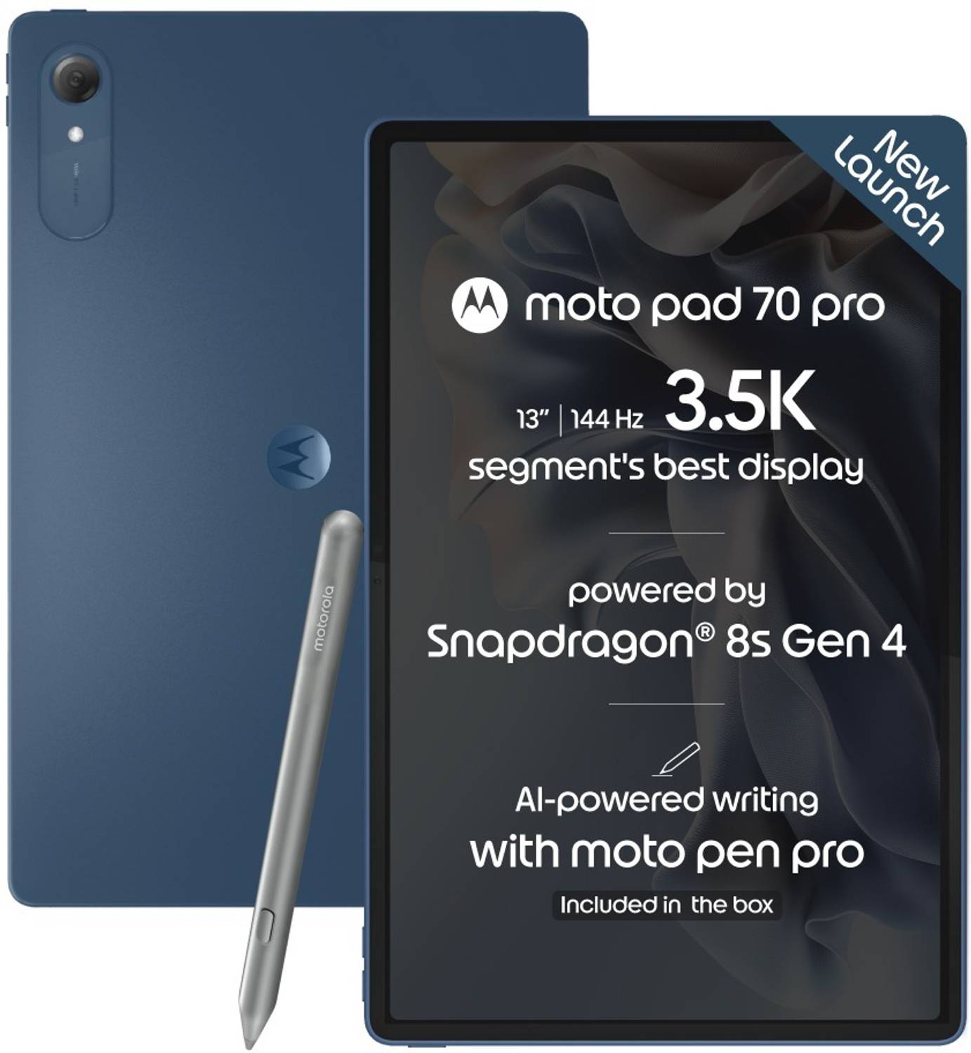 Motorola Pad 70 Pro 8GB 256GB 13 inch Wi-Fi Tablet - Image 1