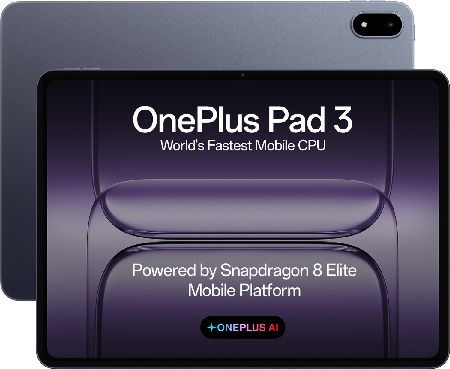 Image of OnePlus Pad 3 16 GB RAM 512 GB ROM 13.2 inch with Wi-Fi Only Qualcomm Snapdragon 8 Elite Mobile Platform Tablet (Storm Blue)