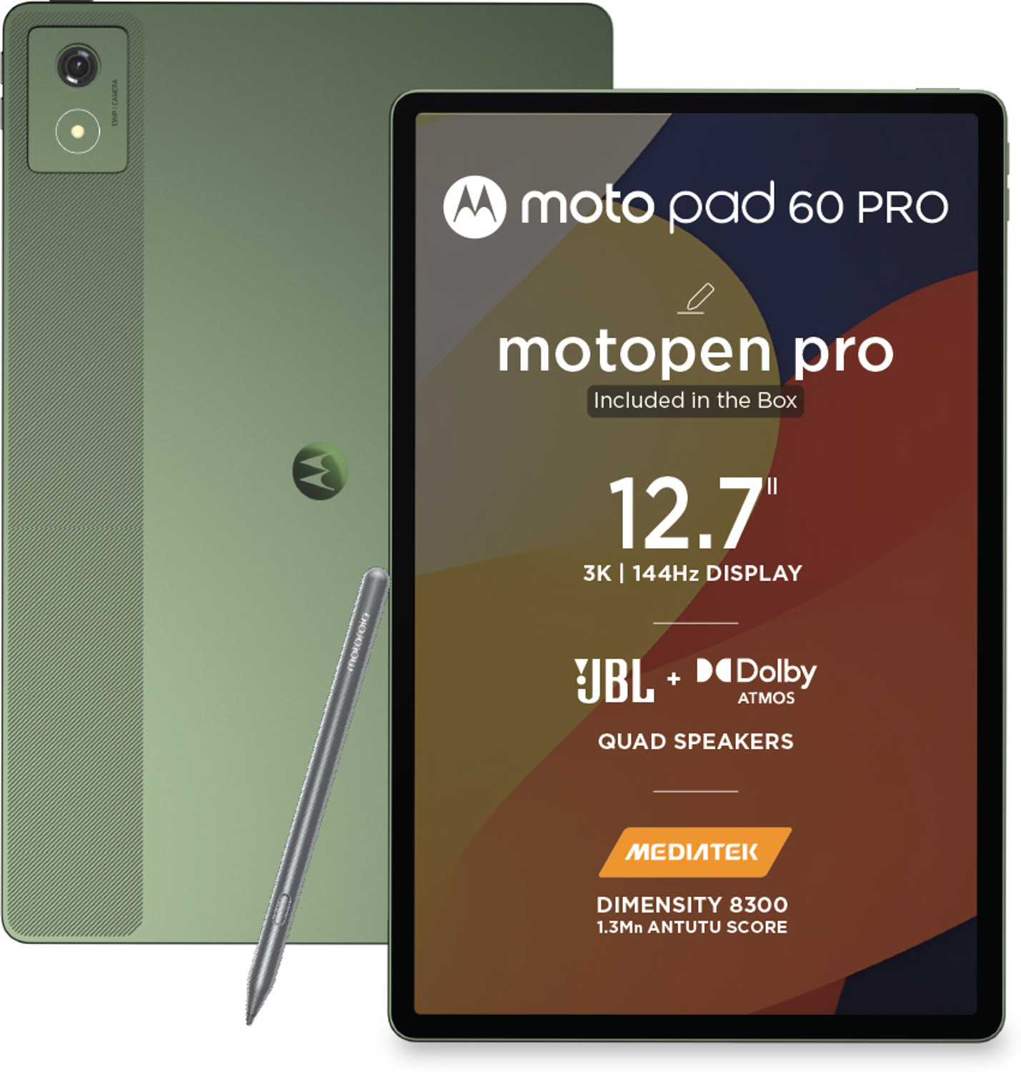MOTOROLA Pad 60 Pro 8 GB RAM 128 GB ROM 12.7 inch with Wi-Fi Only... more