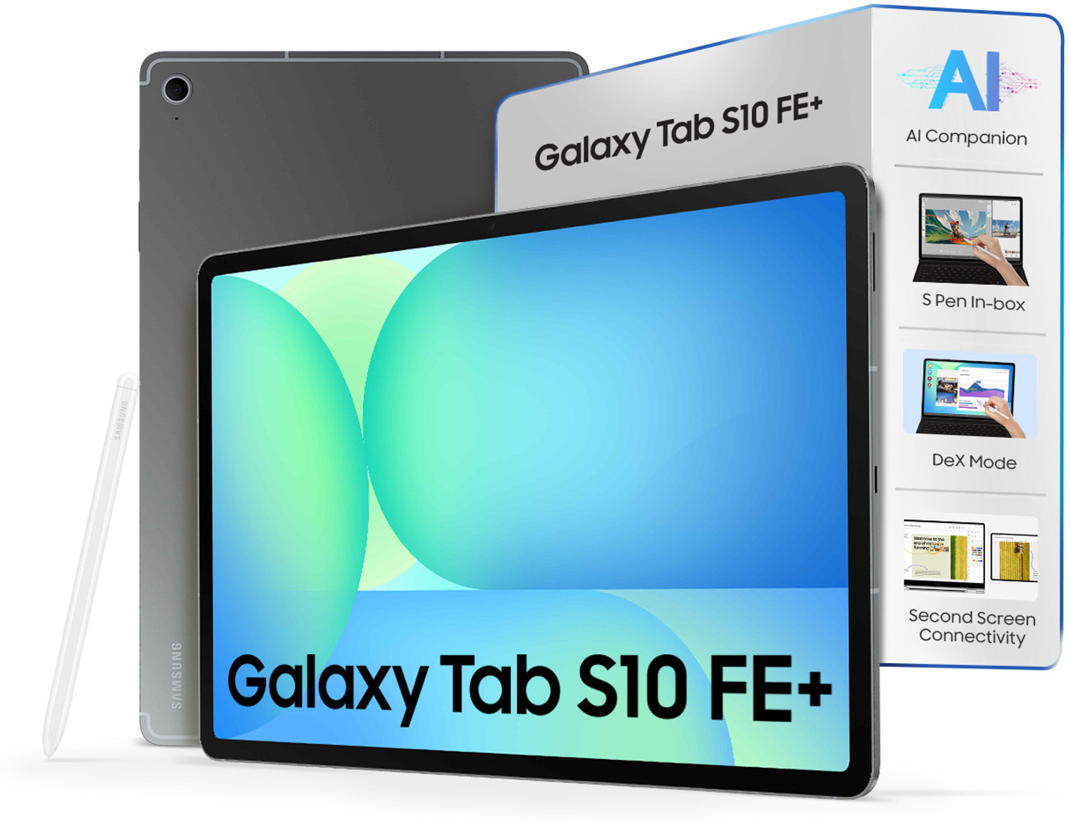 Image of Samsung Galaxy Tab S10 FE+ With S Pen 8 GB RAM 128 GB ROM 13.1 inch with Wi-Fi Only Gaming Exynos 1580 Tablet (Gray)