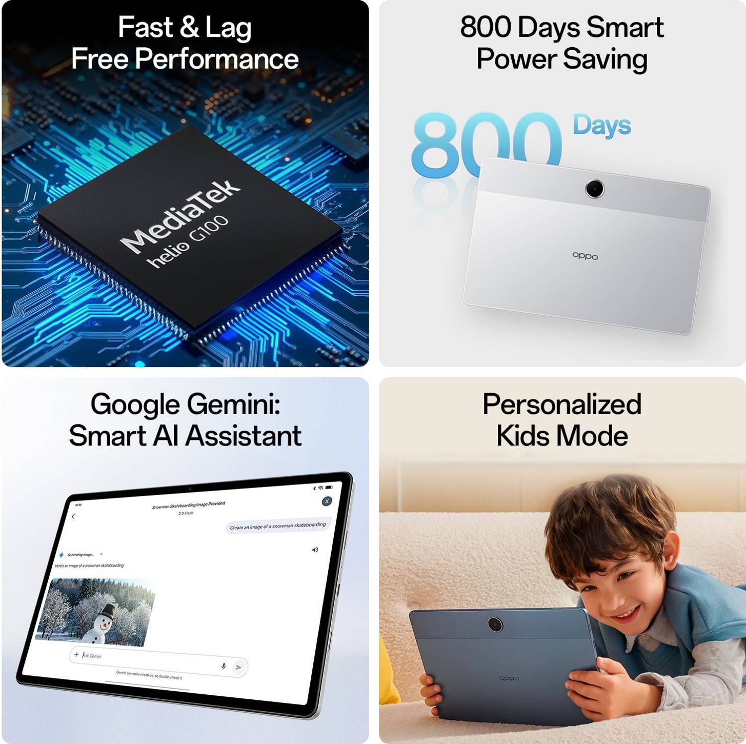 OPPO Pad SE 6GB RAM 128GB 10.95 inch Twilight Blue 100 Tablets - Image 3